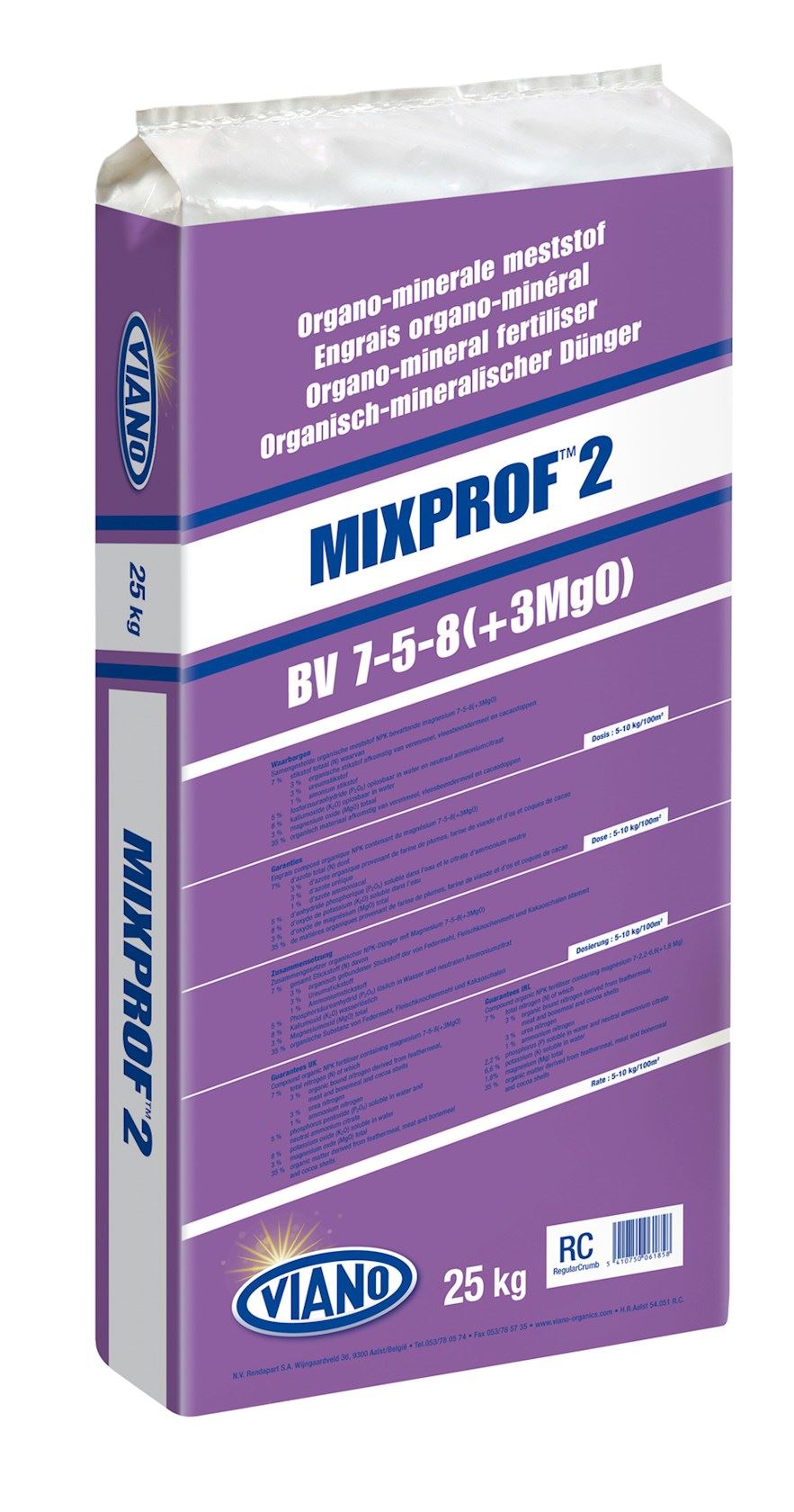 Mixprof 2 : Engrais professionnel universel (Beroepsviano) 25kg