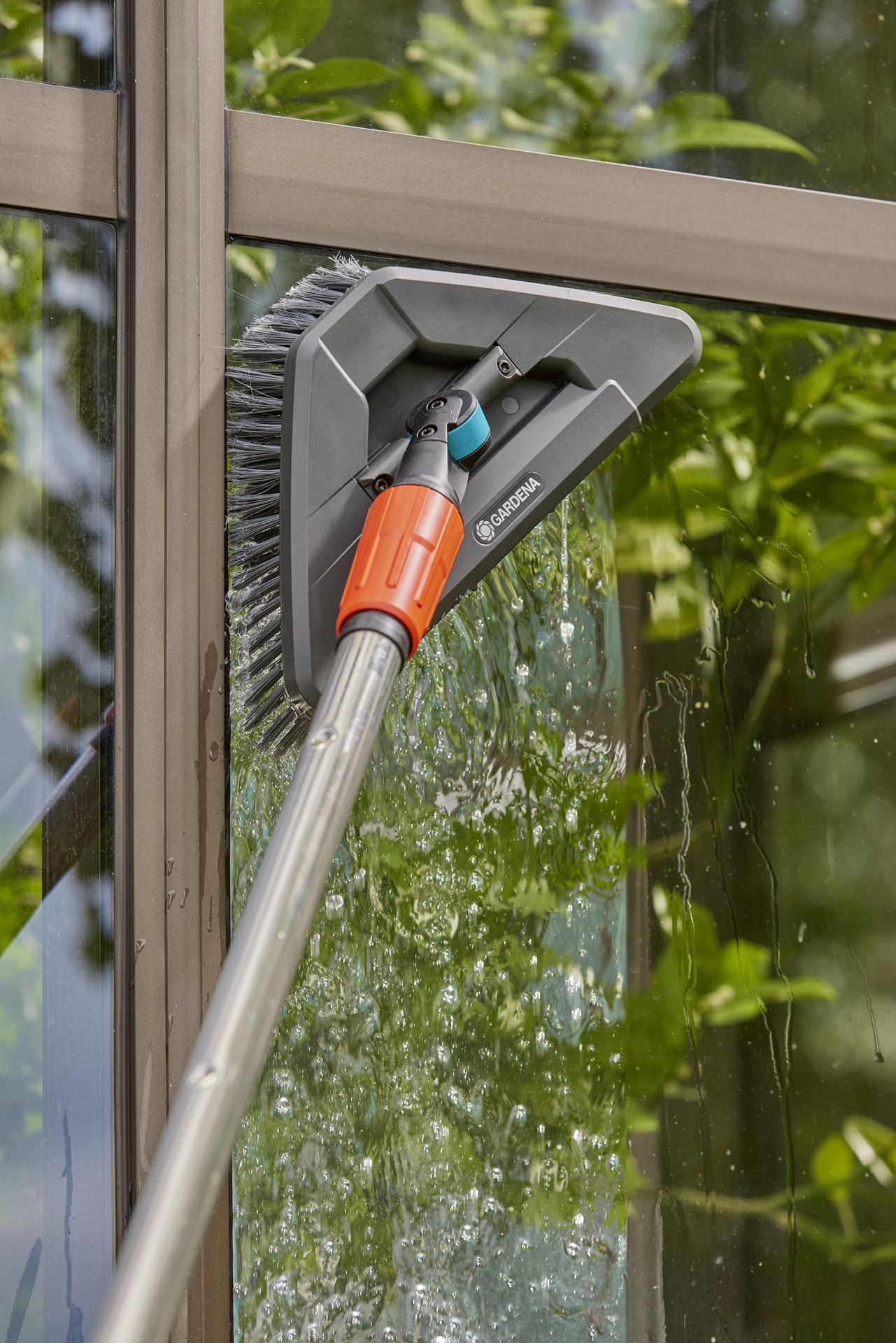 GARDENA Cleansystem zachte steelborstel Soft Flex - Voor grote en kwetsbare oppervlakken Cleansystem-borstel-zacht-flex