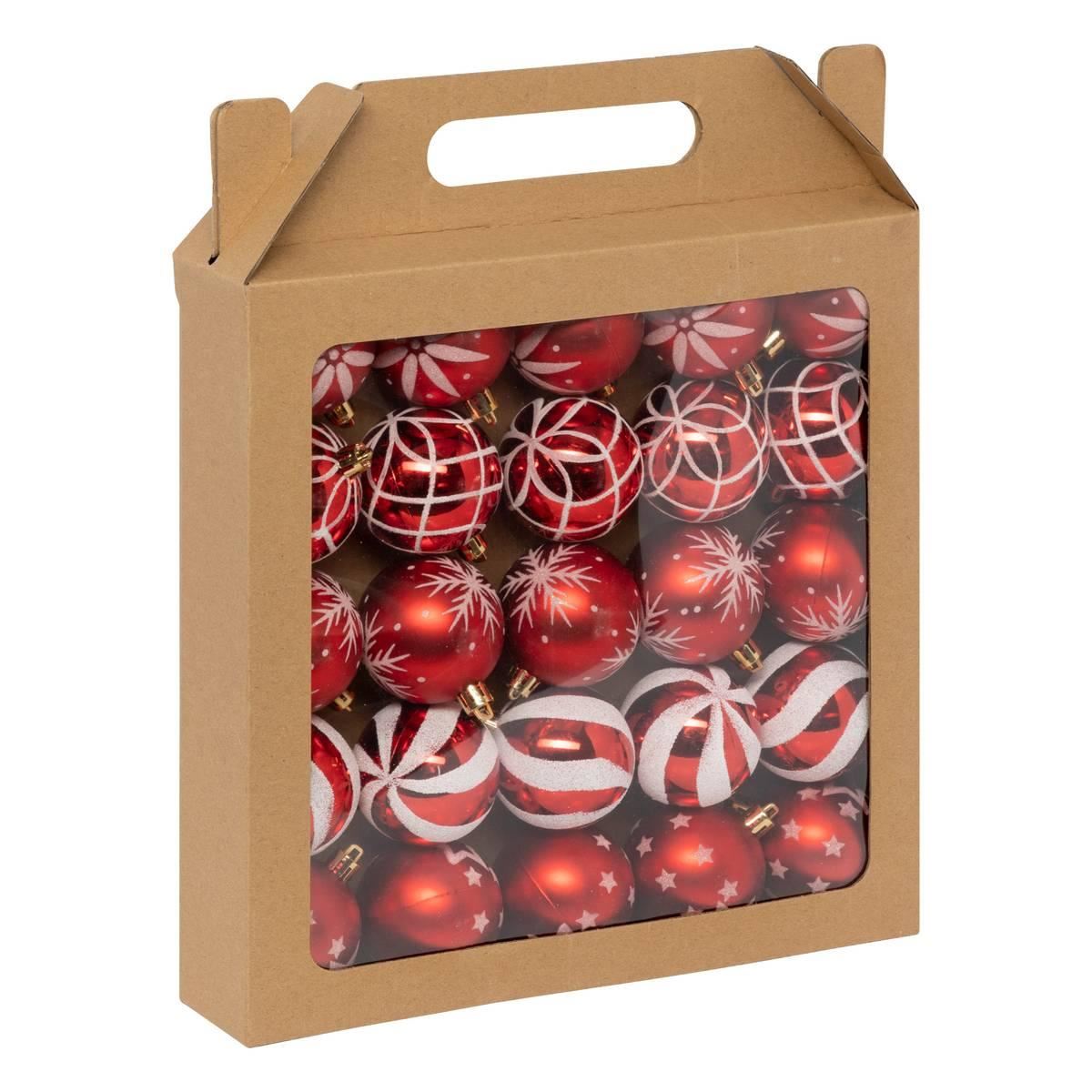 Pakket-van-25-ballen-diameter-6-cm-rood-wit