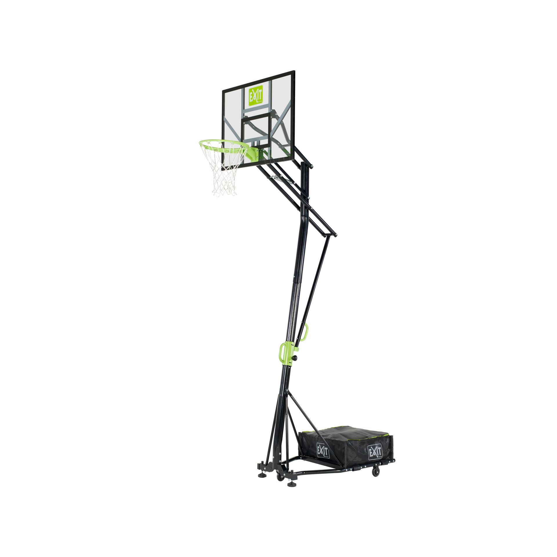 EXIT-Galaxy-verplaatsbaar-basketbalbord-op-wielen-groen-zwart