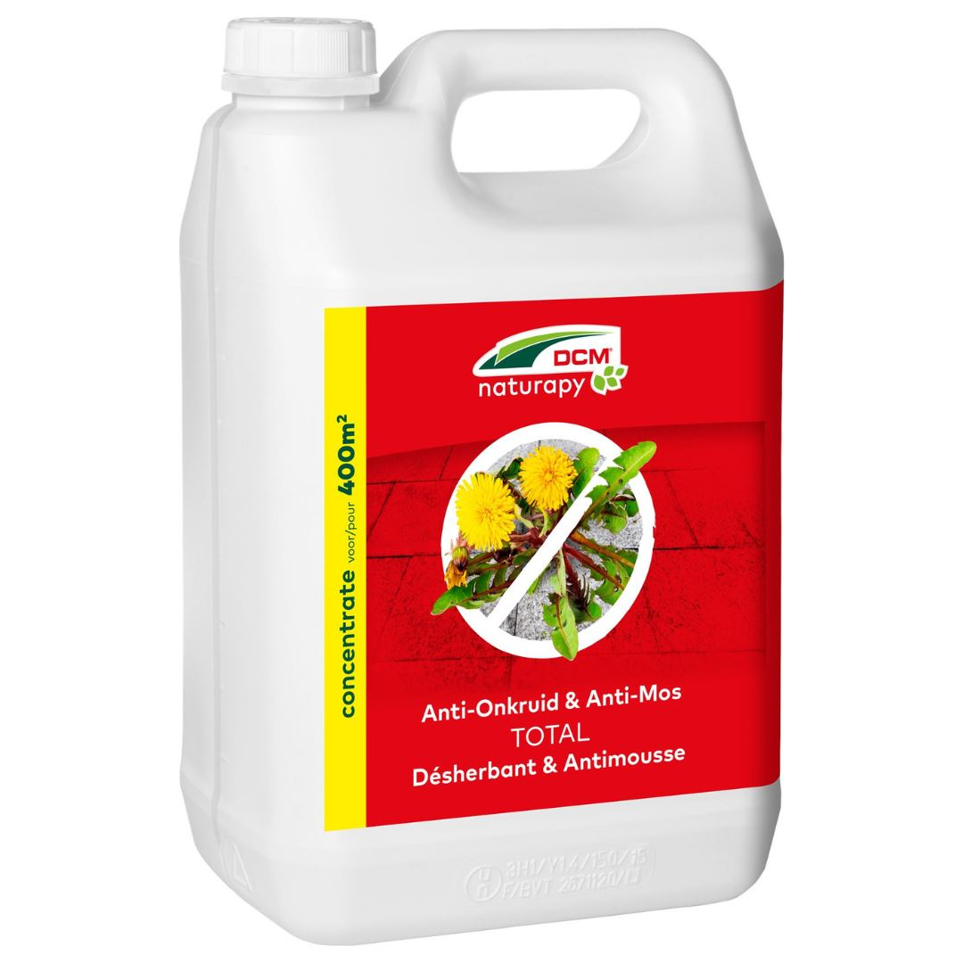 DCM - Anti-Onkruid & Anti-Mos Total concentraat - 5L - voor 400m²