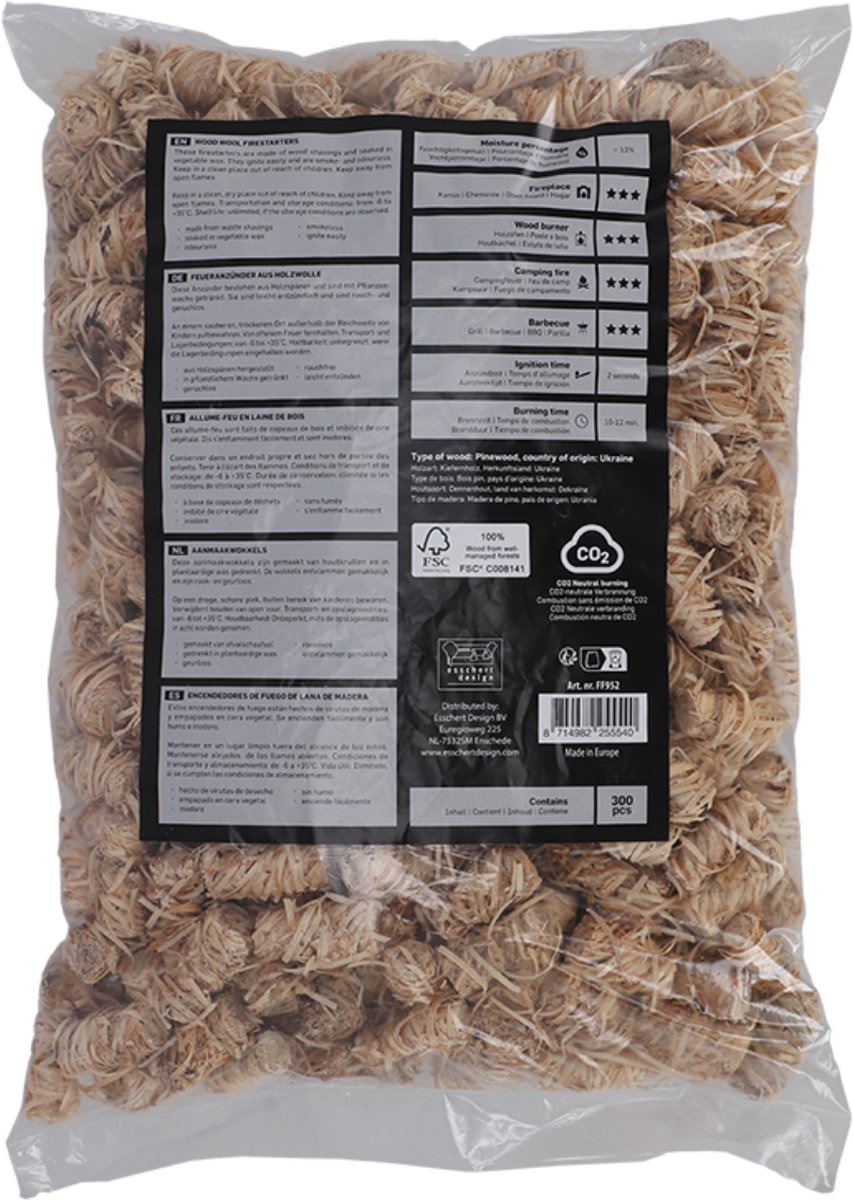 Aanmaakwokkels 300 st.