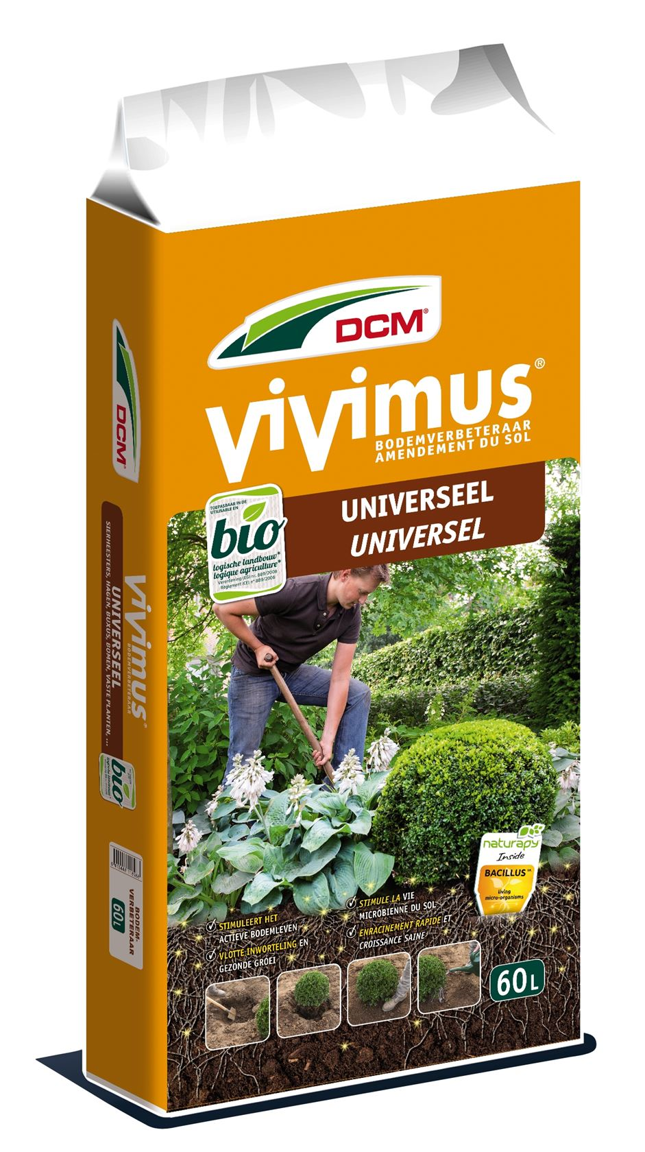 DCM Bodemverbeteraar Vivimus Universeel – 60L – Bio