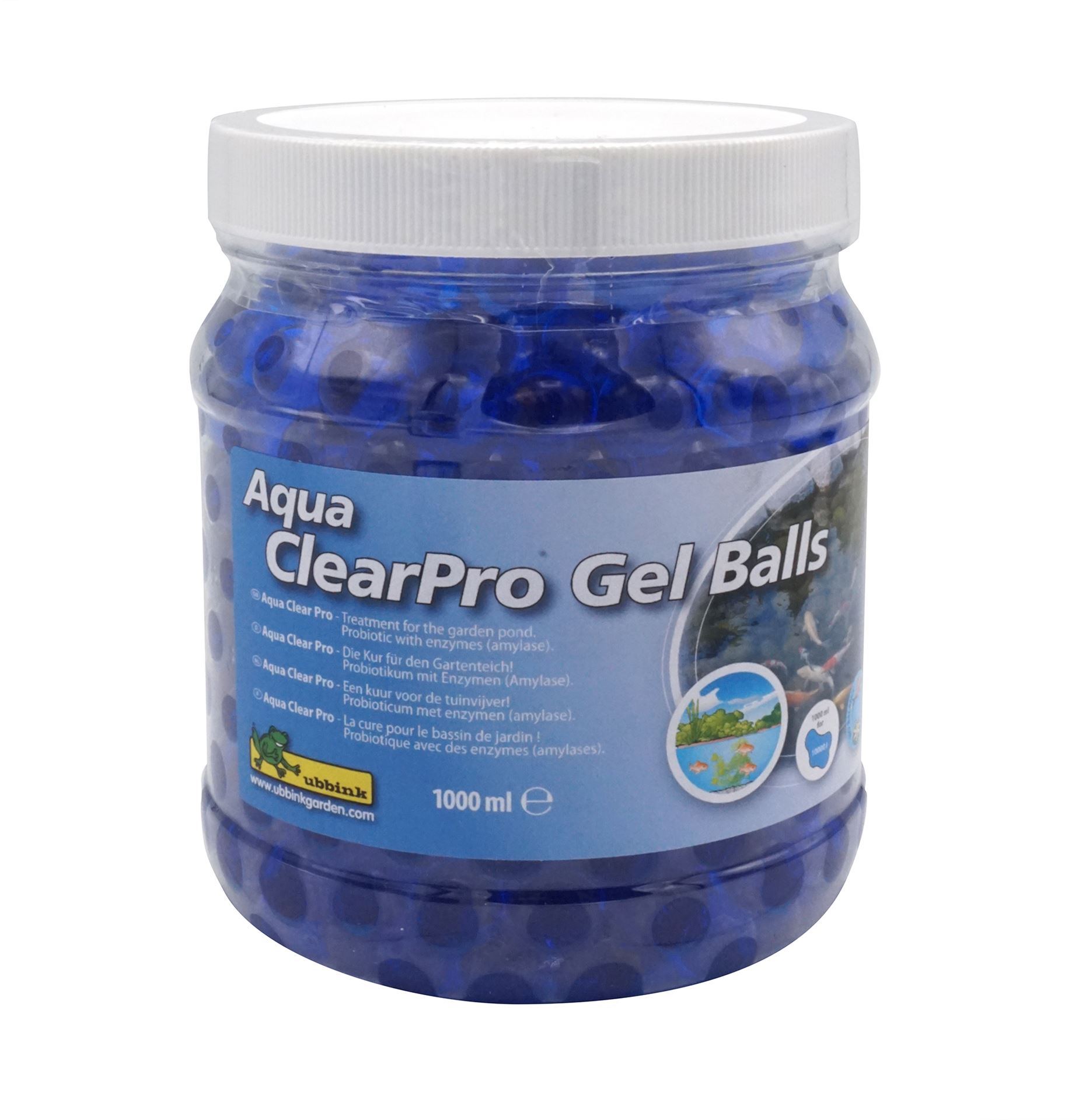 Aqua-ClearPro-Gel-Balls-1000-ml-met-amylase-de-behandeling-voor-een-gezonde-tuinvijver