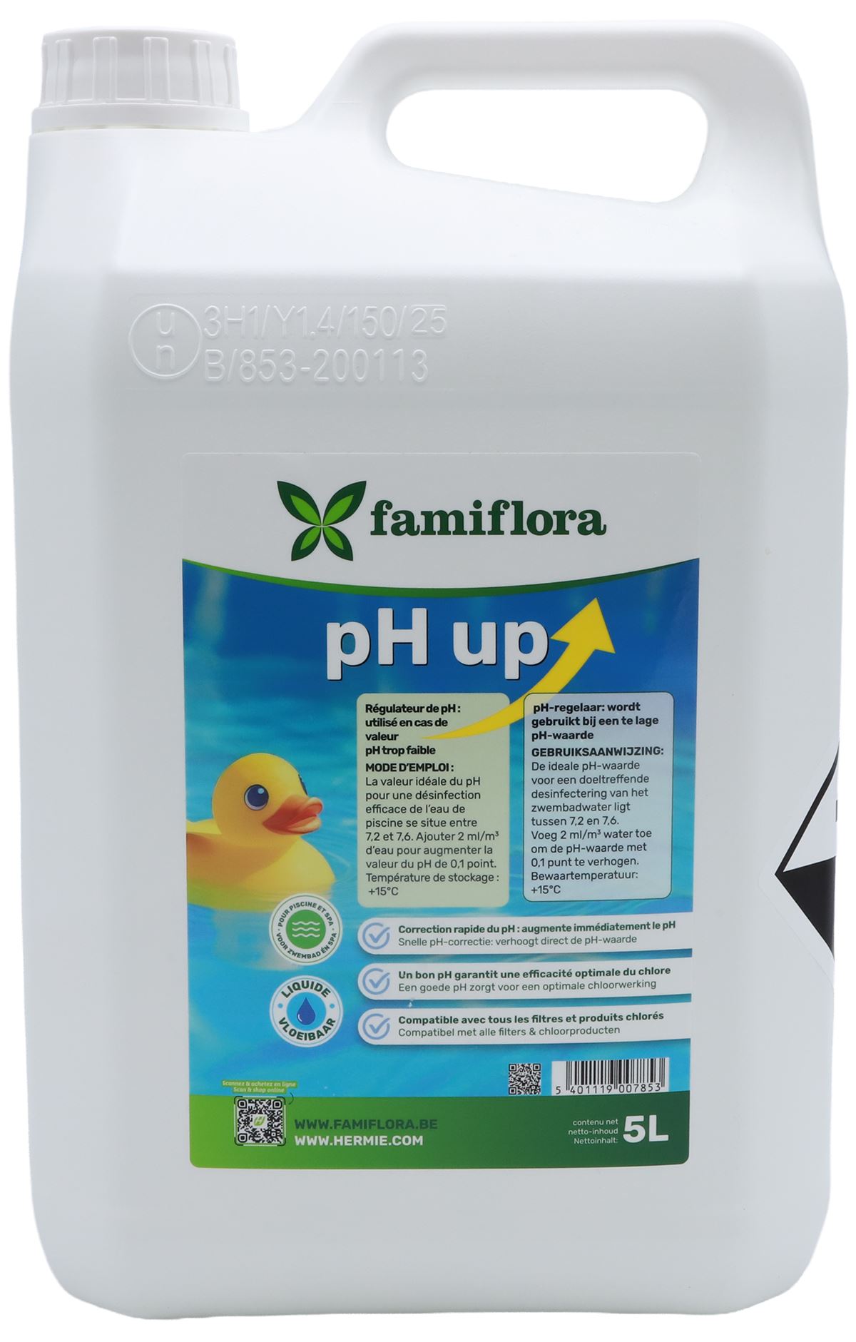 Famiflora-pH-up-vloeibaar-5L