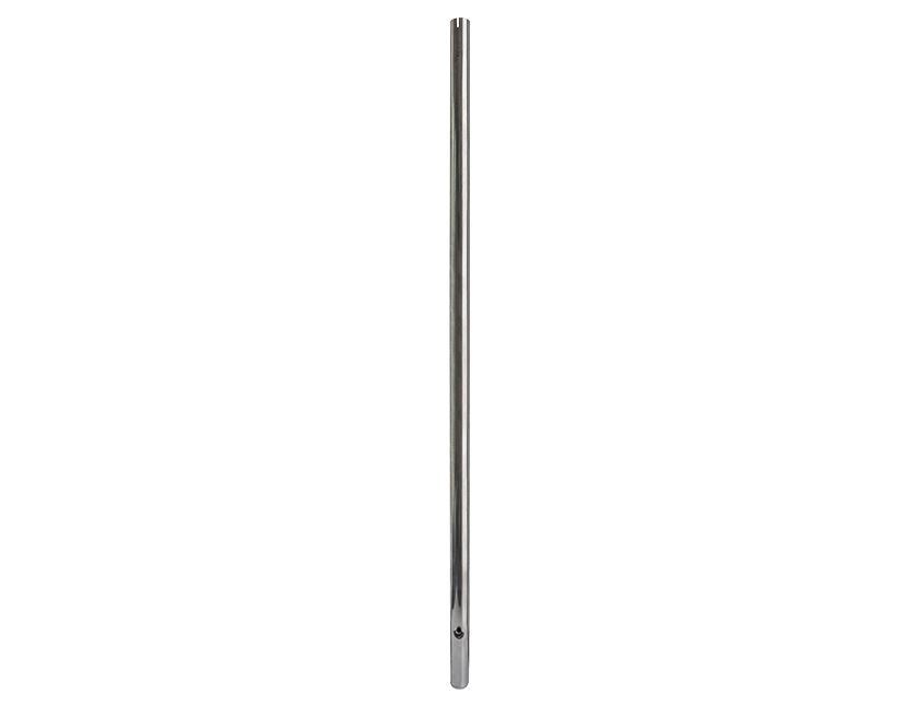 Practo Boîte à lettres Jardin poteau simple inox - Boîtes à lettres - 4,5x4,5x150cm