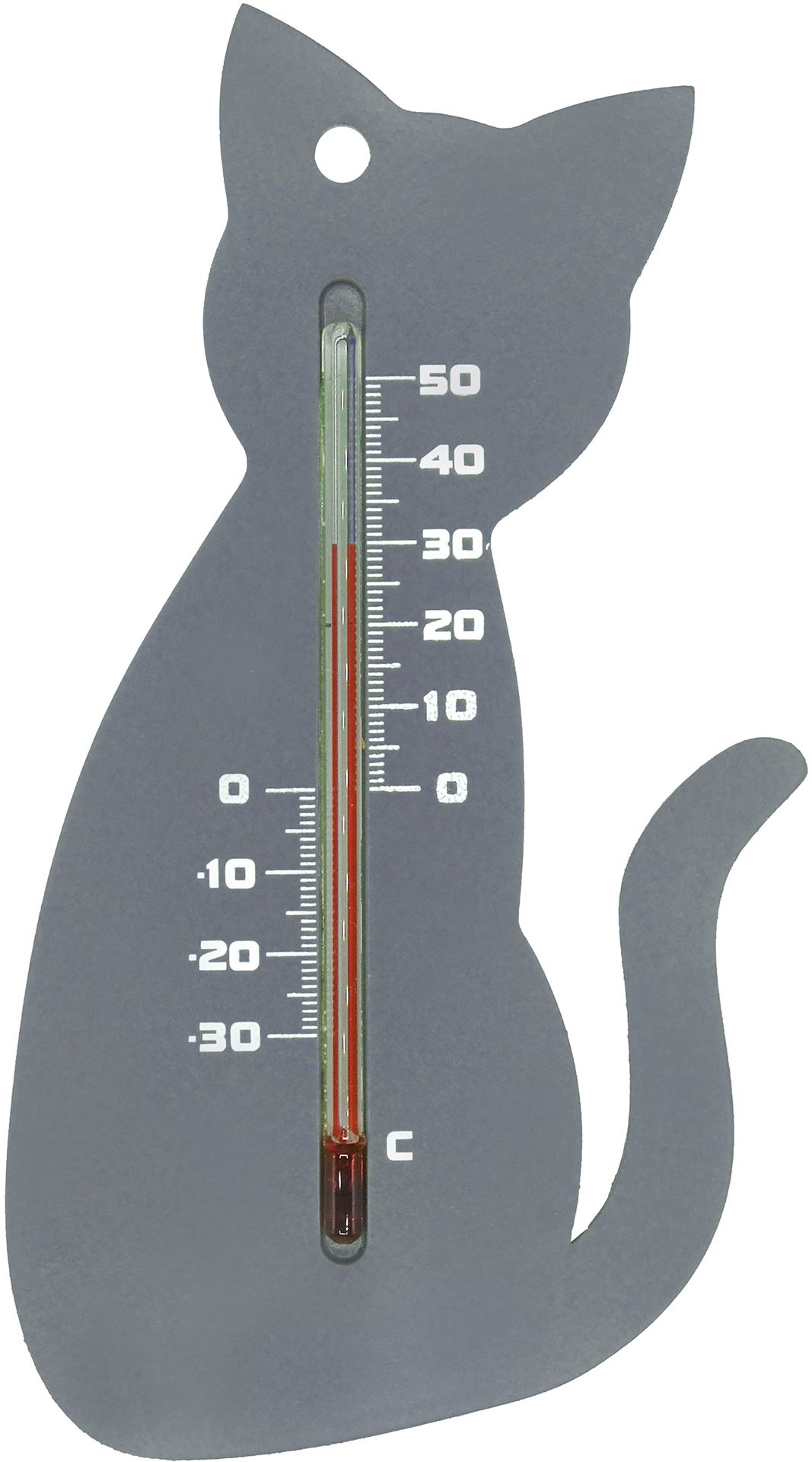 Muurthermometer-kunststof-grijs-kat-15x9-5x0-3cm