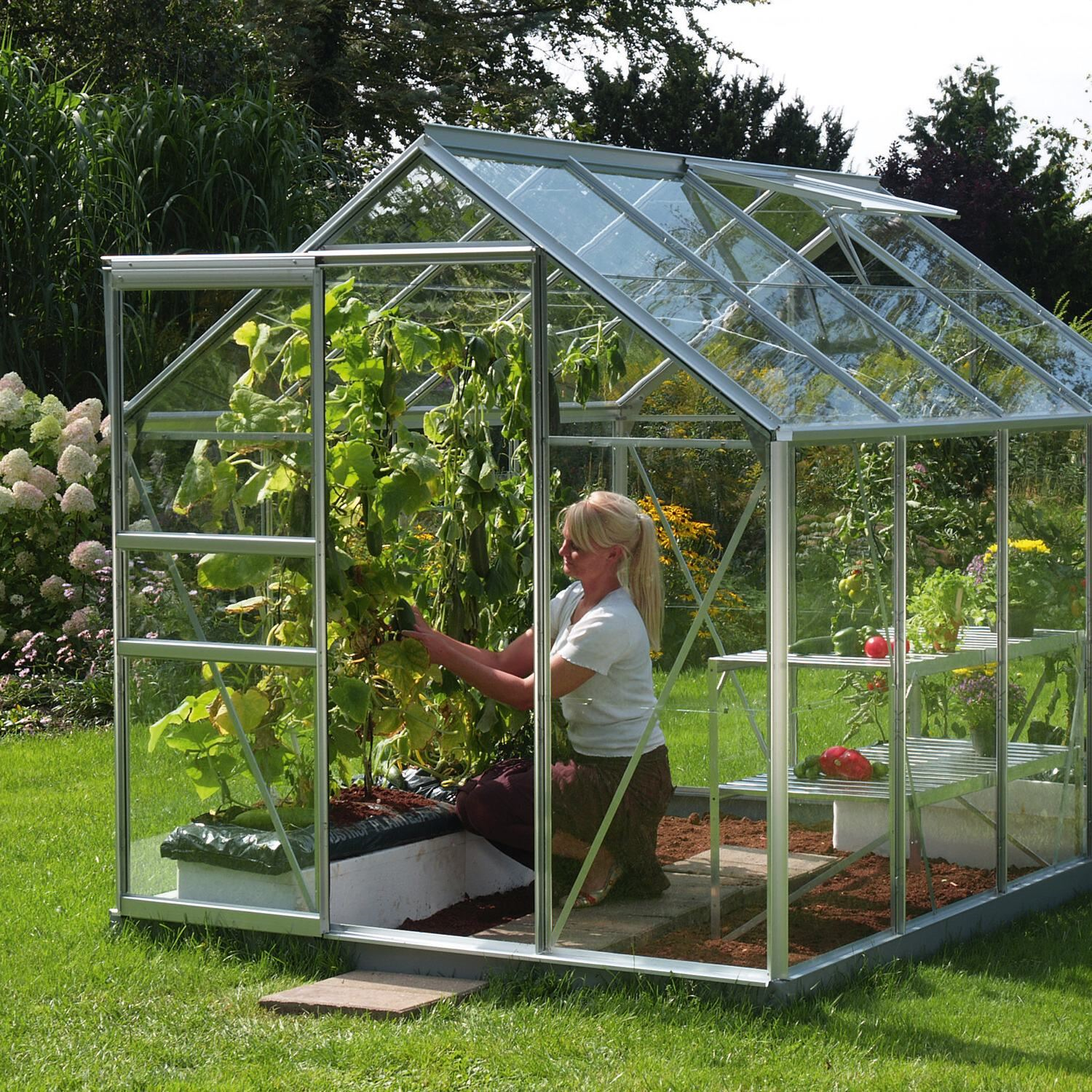 Vitavia Venus Serre 5,0m² tuinbouwglas - met fundering