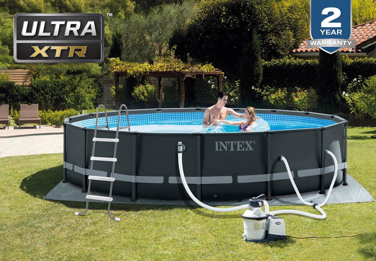 Ultra-XTR-Frame-pool-zwembadset-488x132cm-Inclusief-zandfilterpomp-trap-grondzeil-afdekzeil-Opzetzwembad