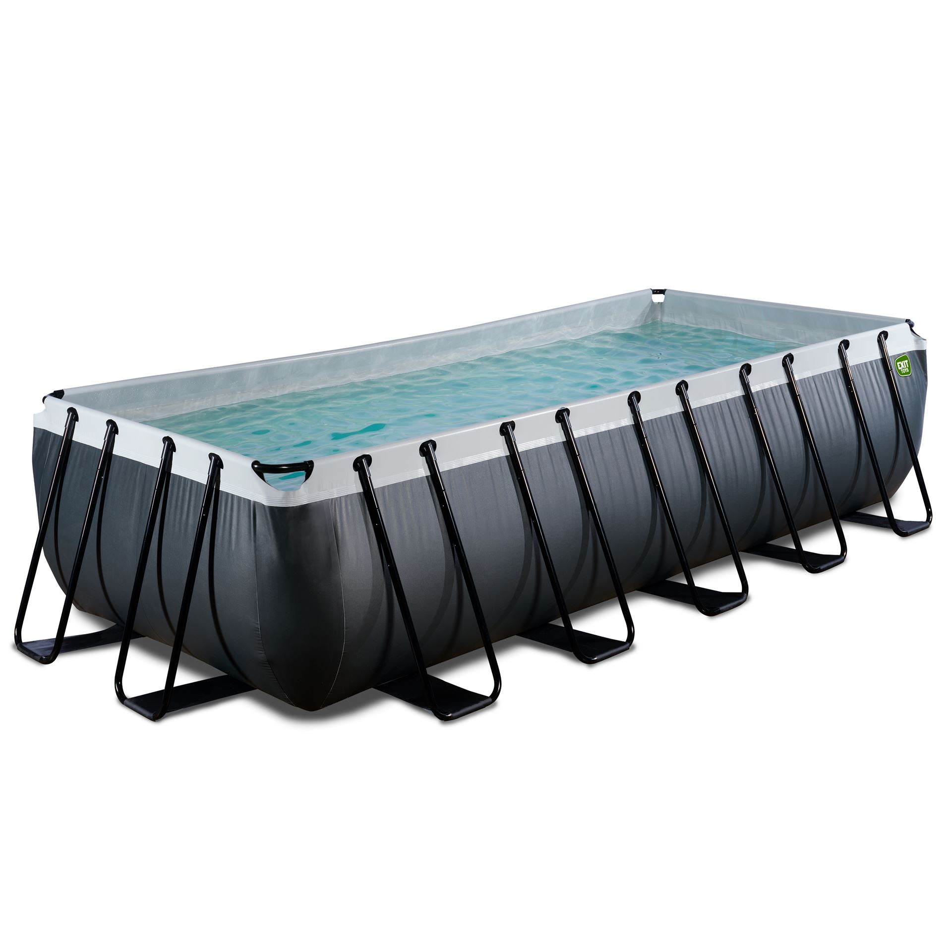 EXIT-Black-Leather-zwembad-540x250x122cm-met-filterpomp-zwart
