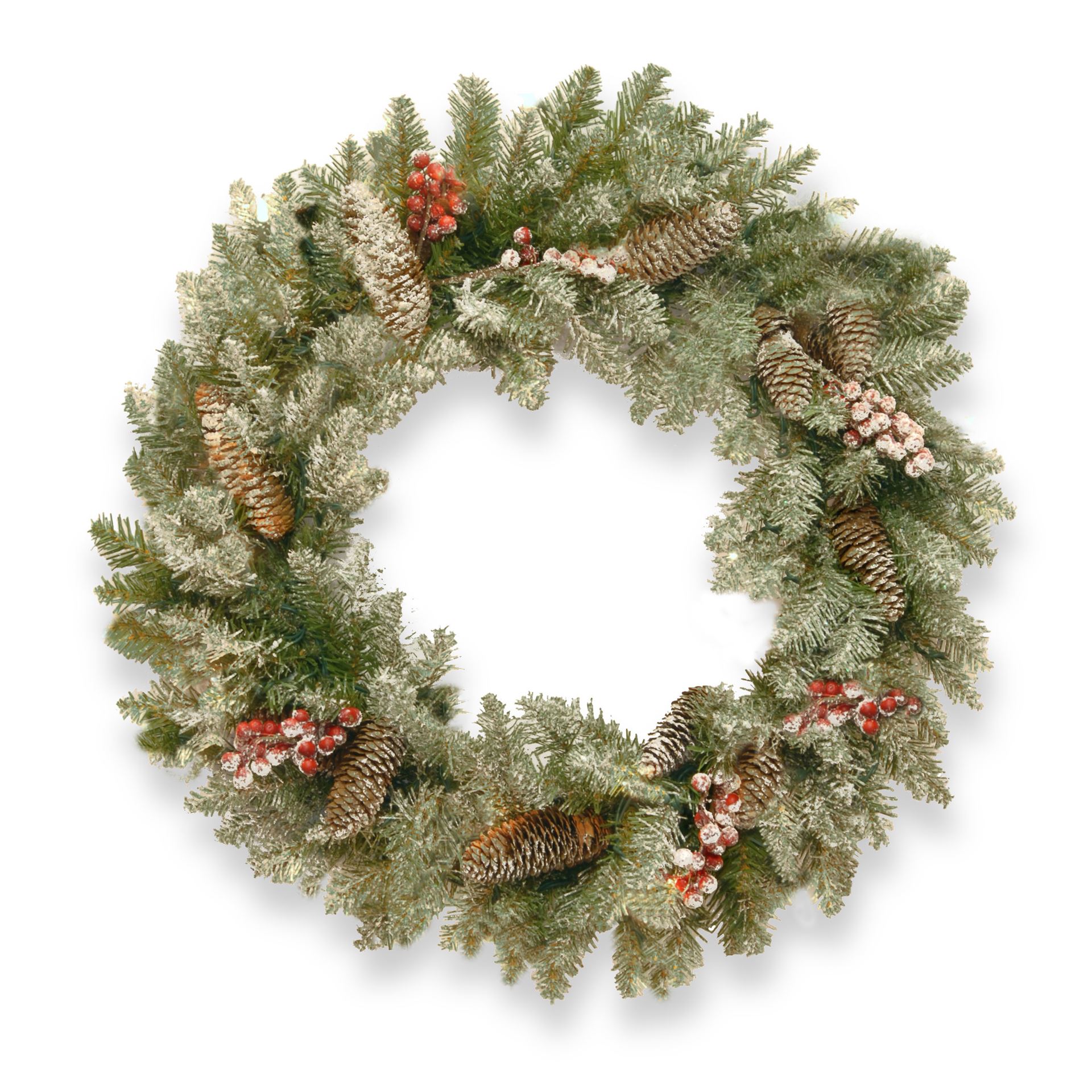 Dunhill-Wreath-with-snow-berries-cones-d51cm