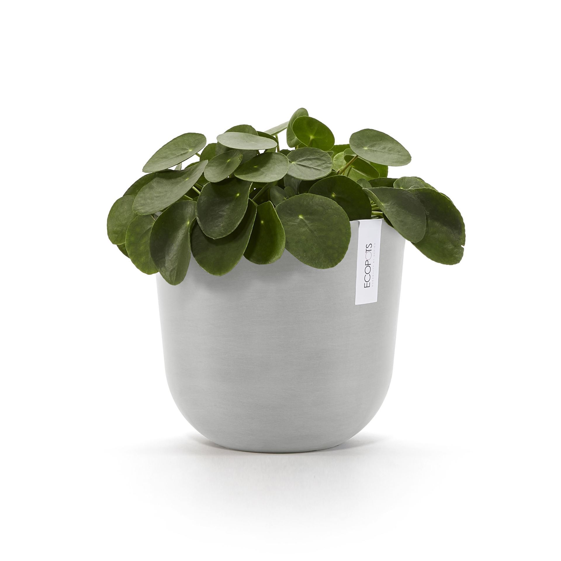 Ecopots-oslo-white-grey-25-cm-H21-8-cm