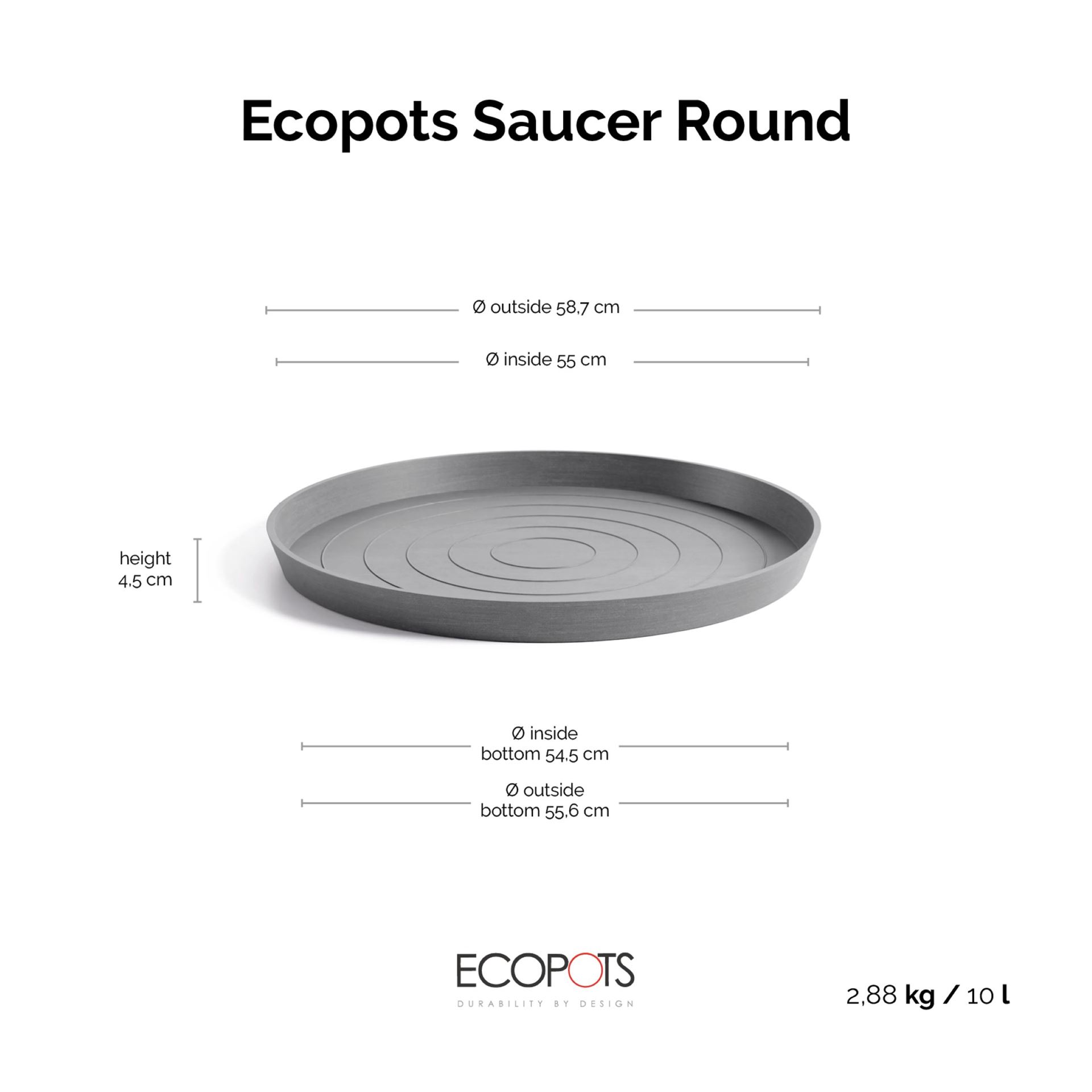 ecopots-onderschotel-rond-Grey-58-7-cm-H4-5-cm
