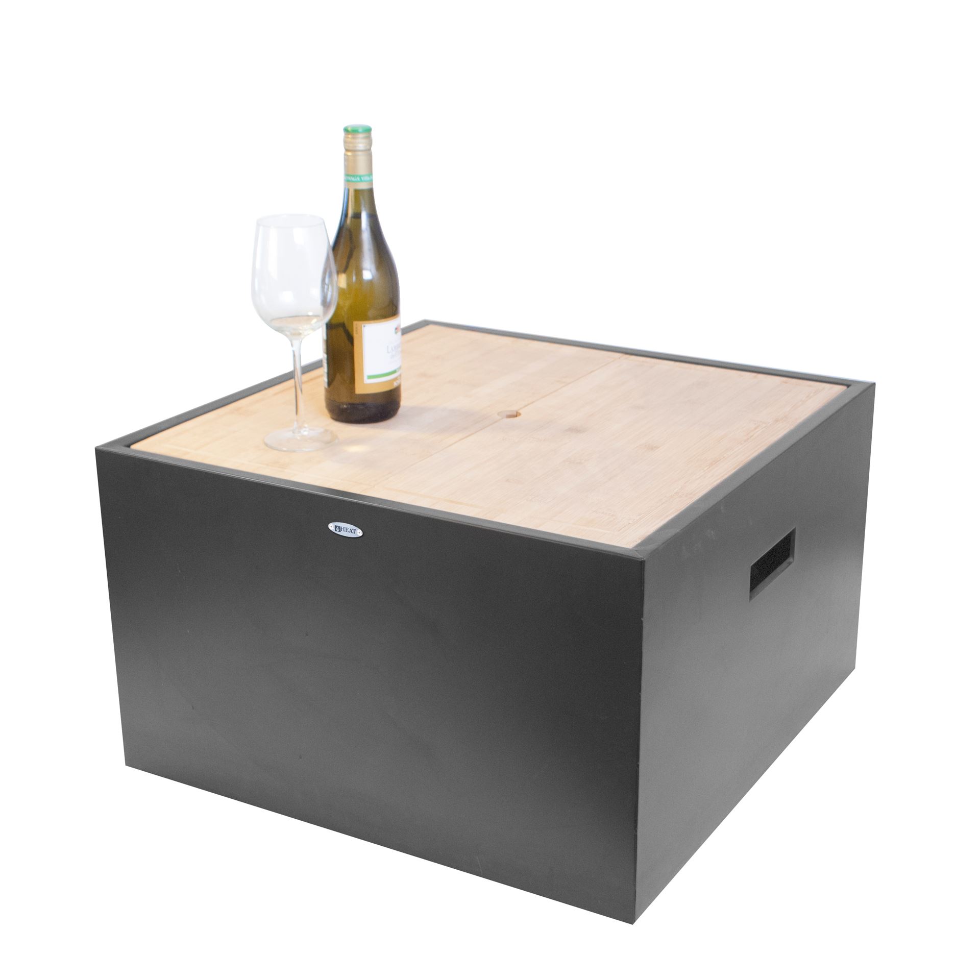 HEAT-3-in-1-Metal-Fire-basket-Barbecue-Side-table-