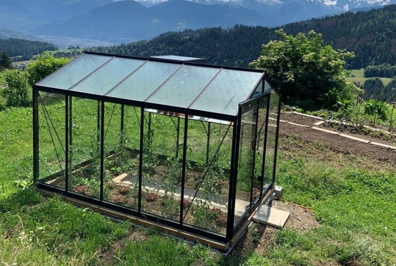 ACD greenhouse Prestige R205XH -2.32 x 3.71m - extra high - Blackline
