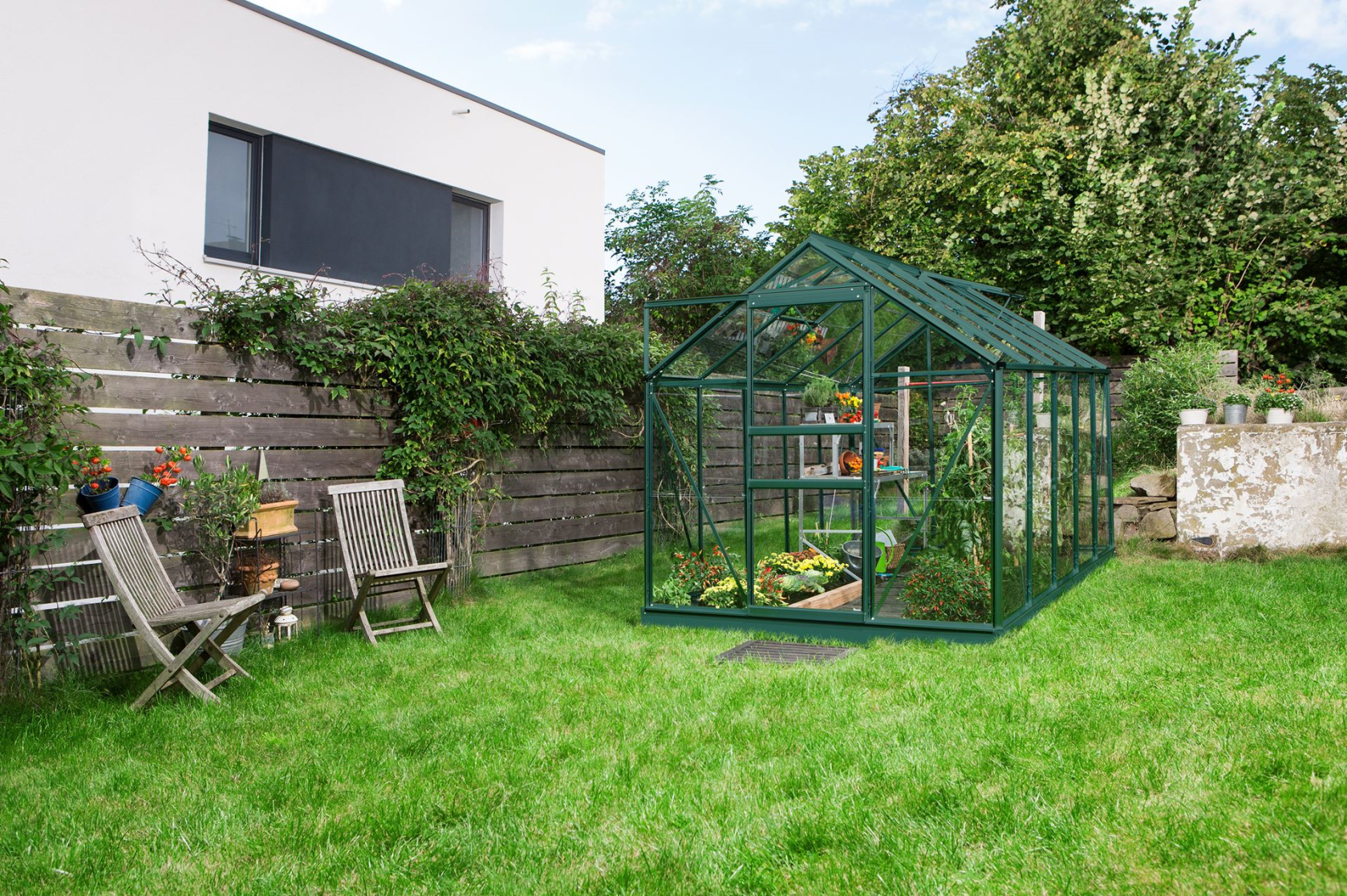 Vitavia Venus serre - 6,2m² - Donkergroen
