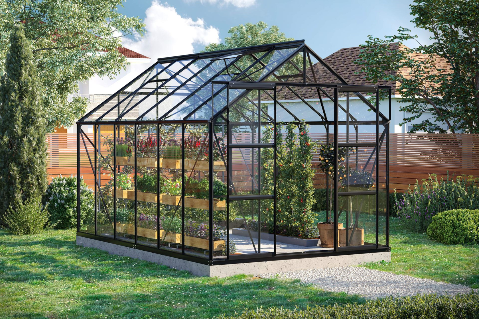 Vitavia Uranus serre - 9,9m² - Zwart