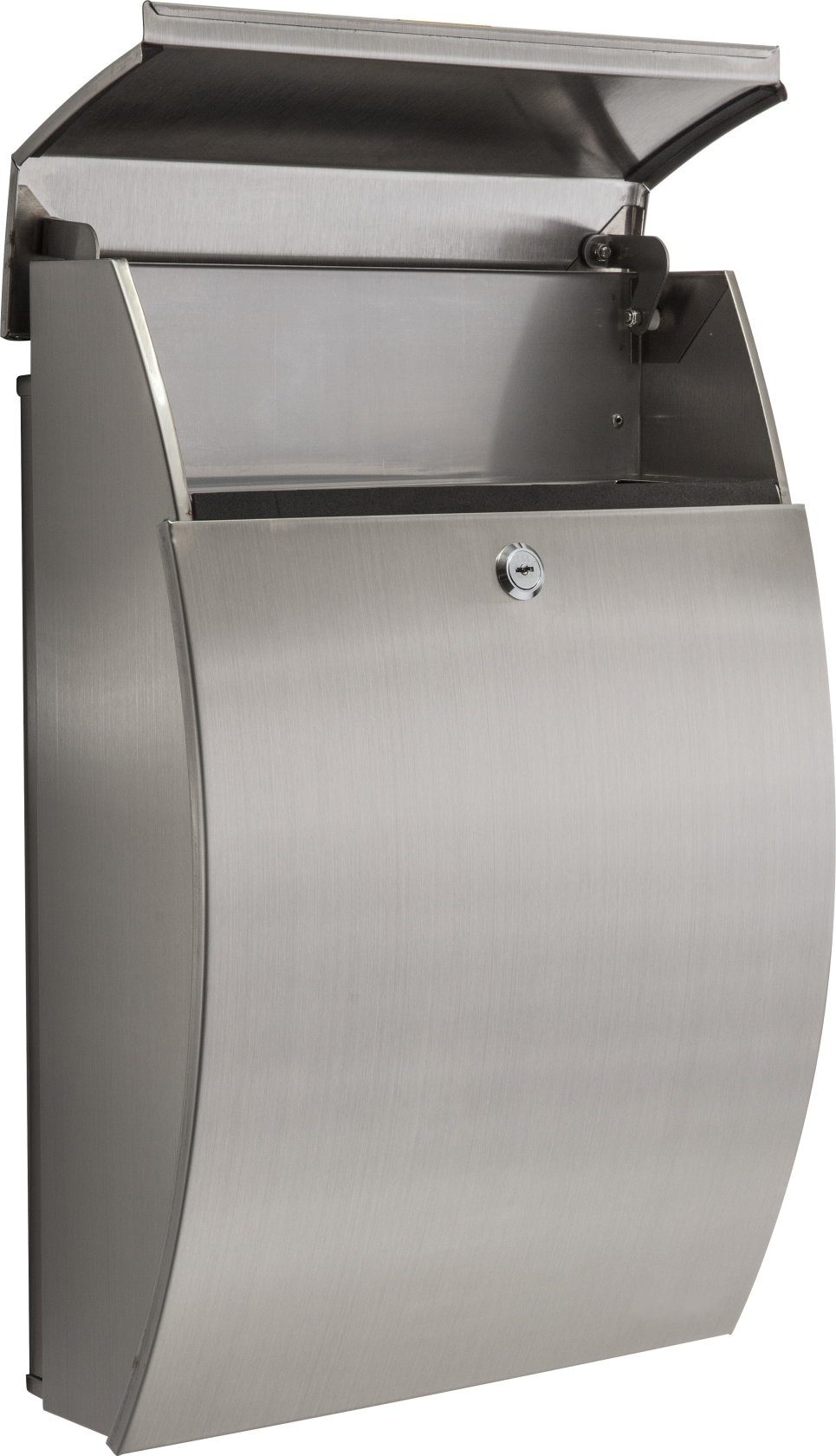 Practo Garden new york inox - Brievenbus in inox - 15x32x48cm