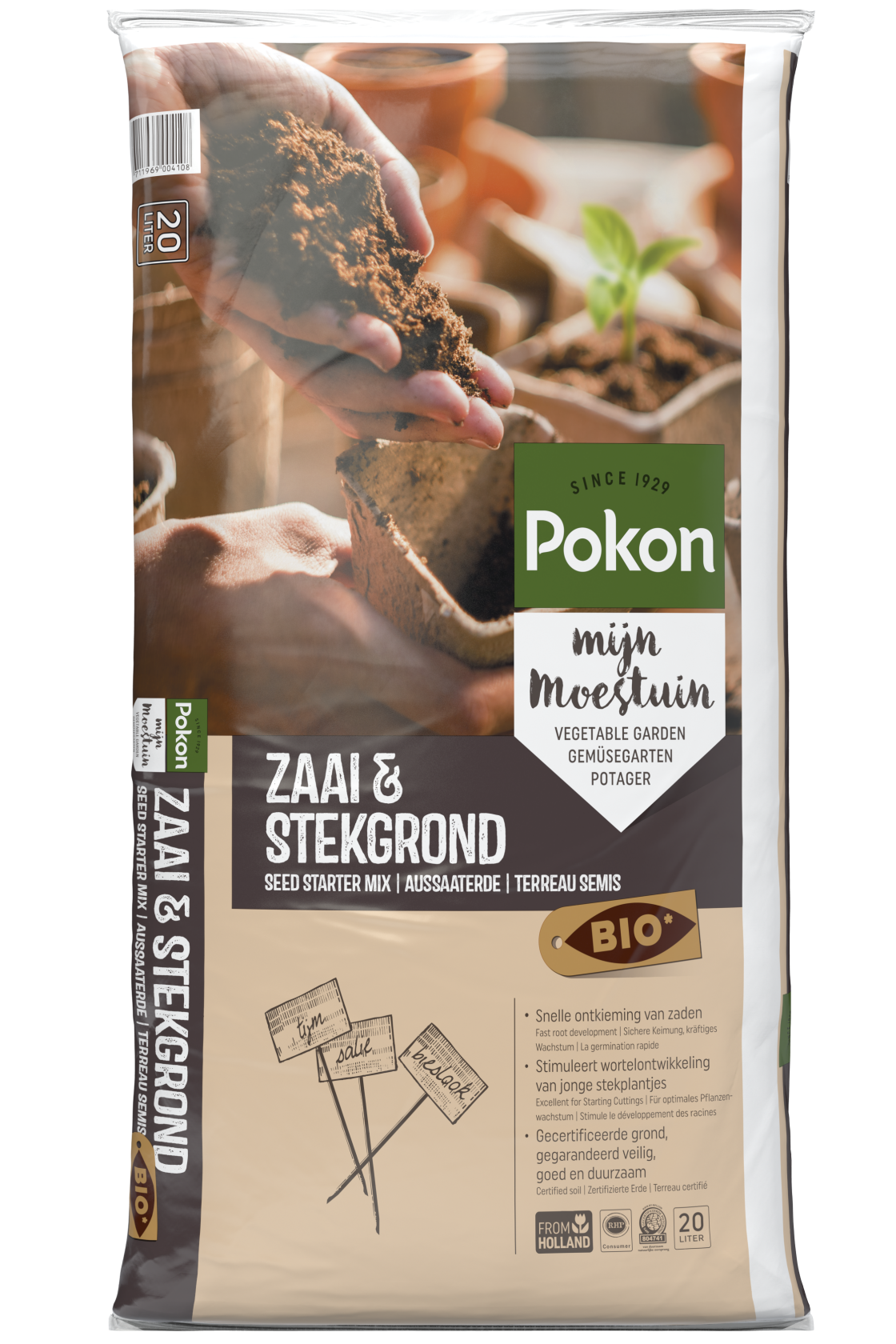 Pokon potgrond voor zaaien en stekken - 20L