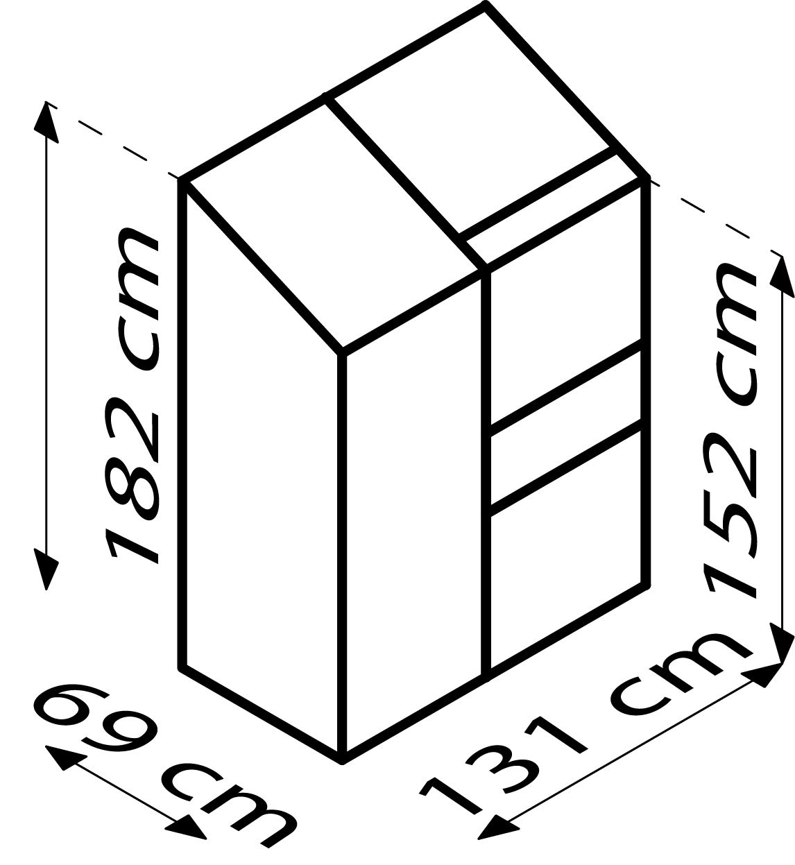 Ida-900-HKP-4mm-zwart-Polycarbonaat-serre-Muurserre-B130-x-L65-3-x-H182-3-cm