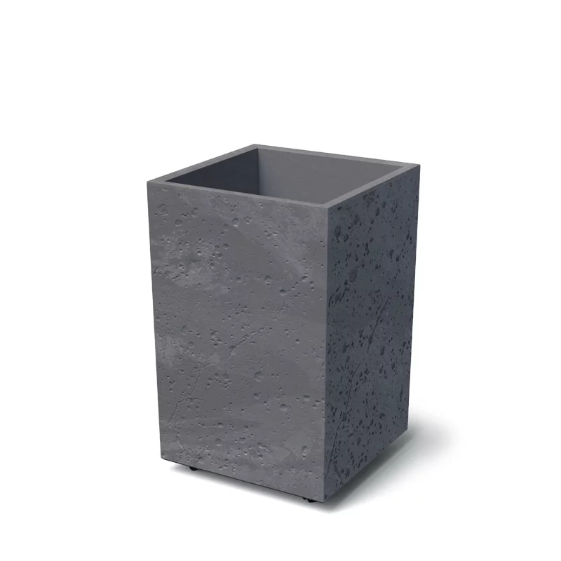 Prosperplast Madeira Eco Flower Pot - 77 x 38 x 37 cm - Coffee Brown