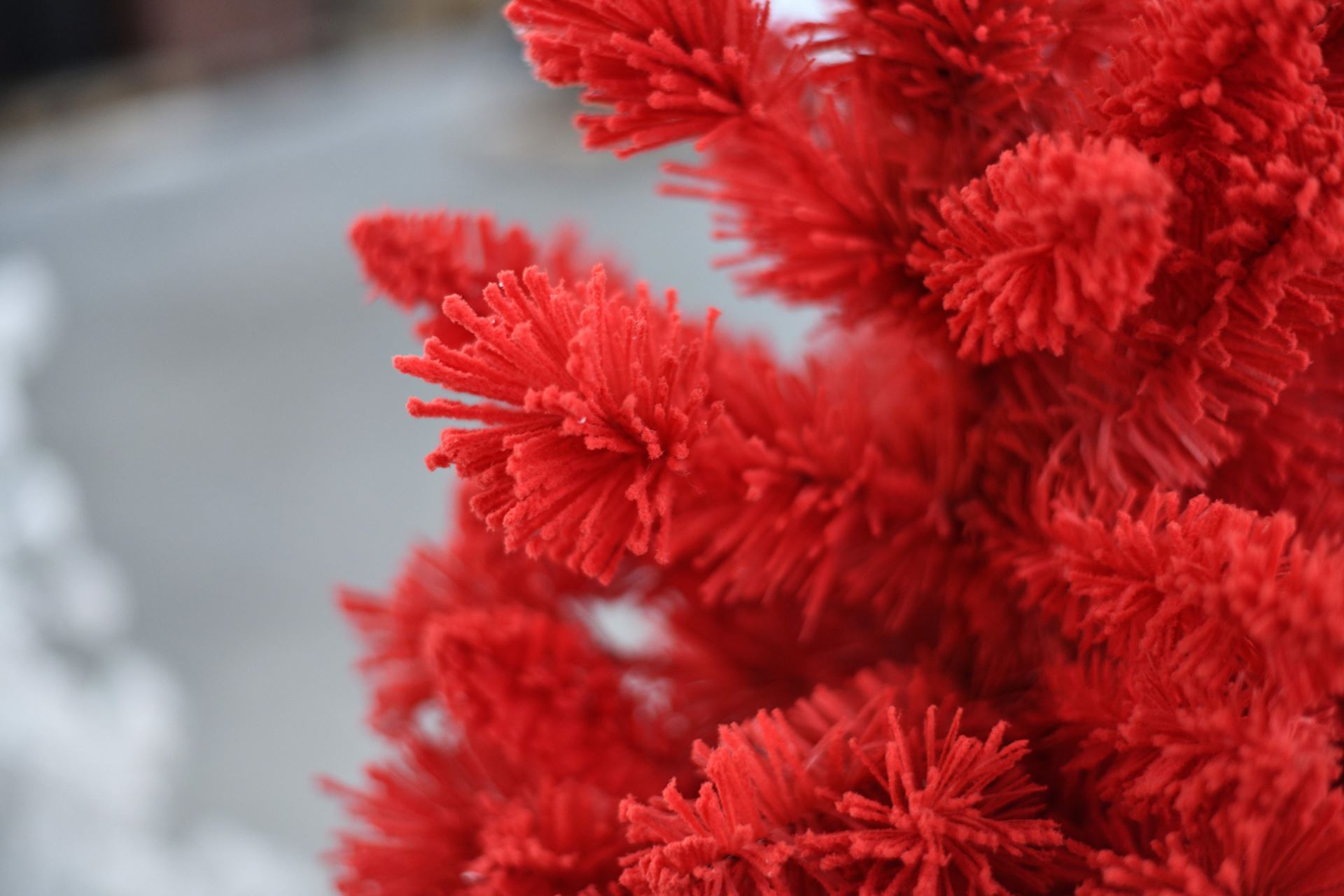 Teddy-Red-Flocked-Hinged-120cm