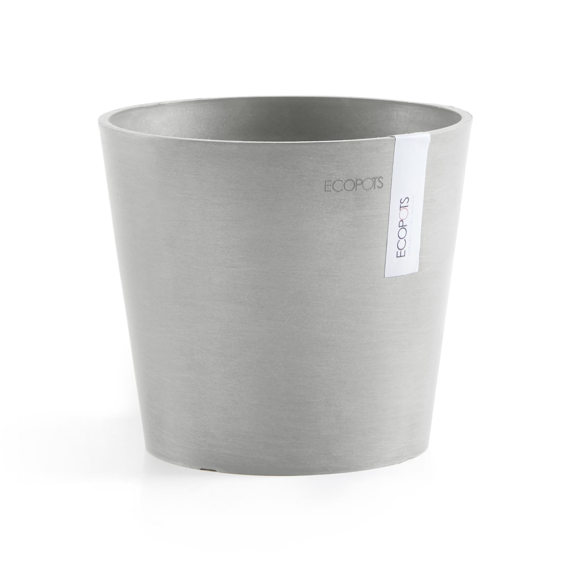 Ecopots-amsterdam-mini-white-grey-17-cm-H14-9-cm