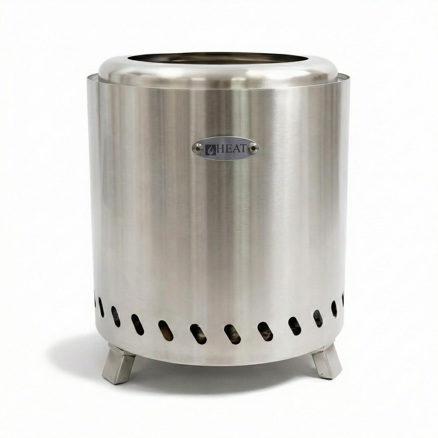 HEAT Rokfri Medium Vuurkorf - RVS - Dubbelwandig - Rookloos