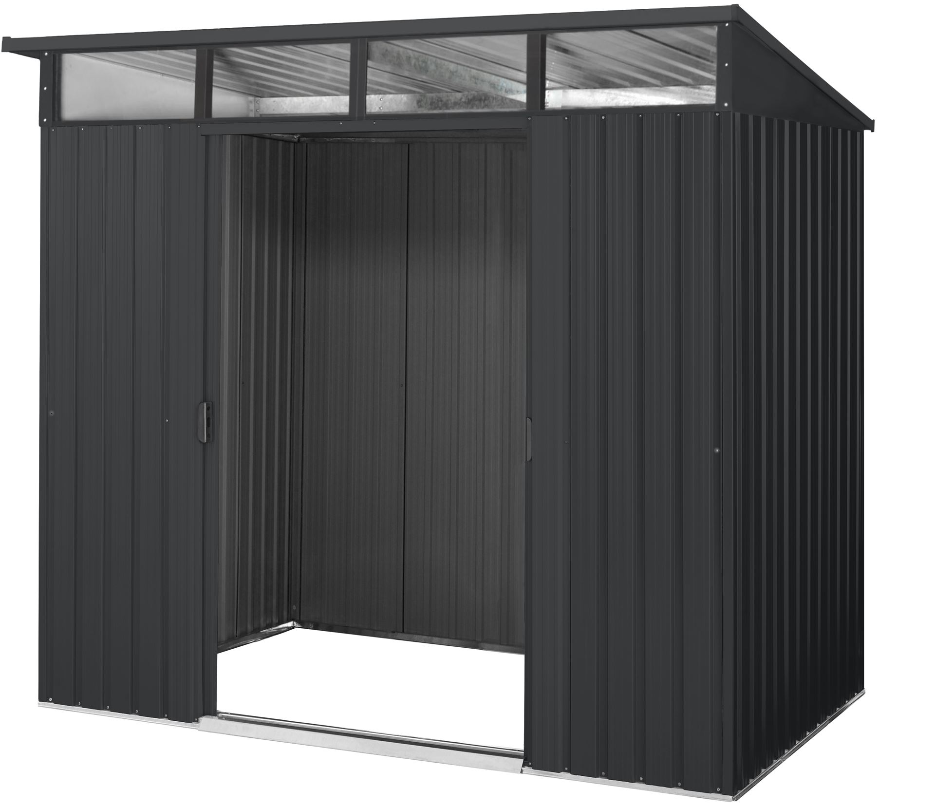 Tuinberging-Lubeck-86-antraciet-matt-Tuinberging-metaal-B181-x-L224-x-H203-cm