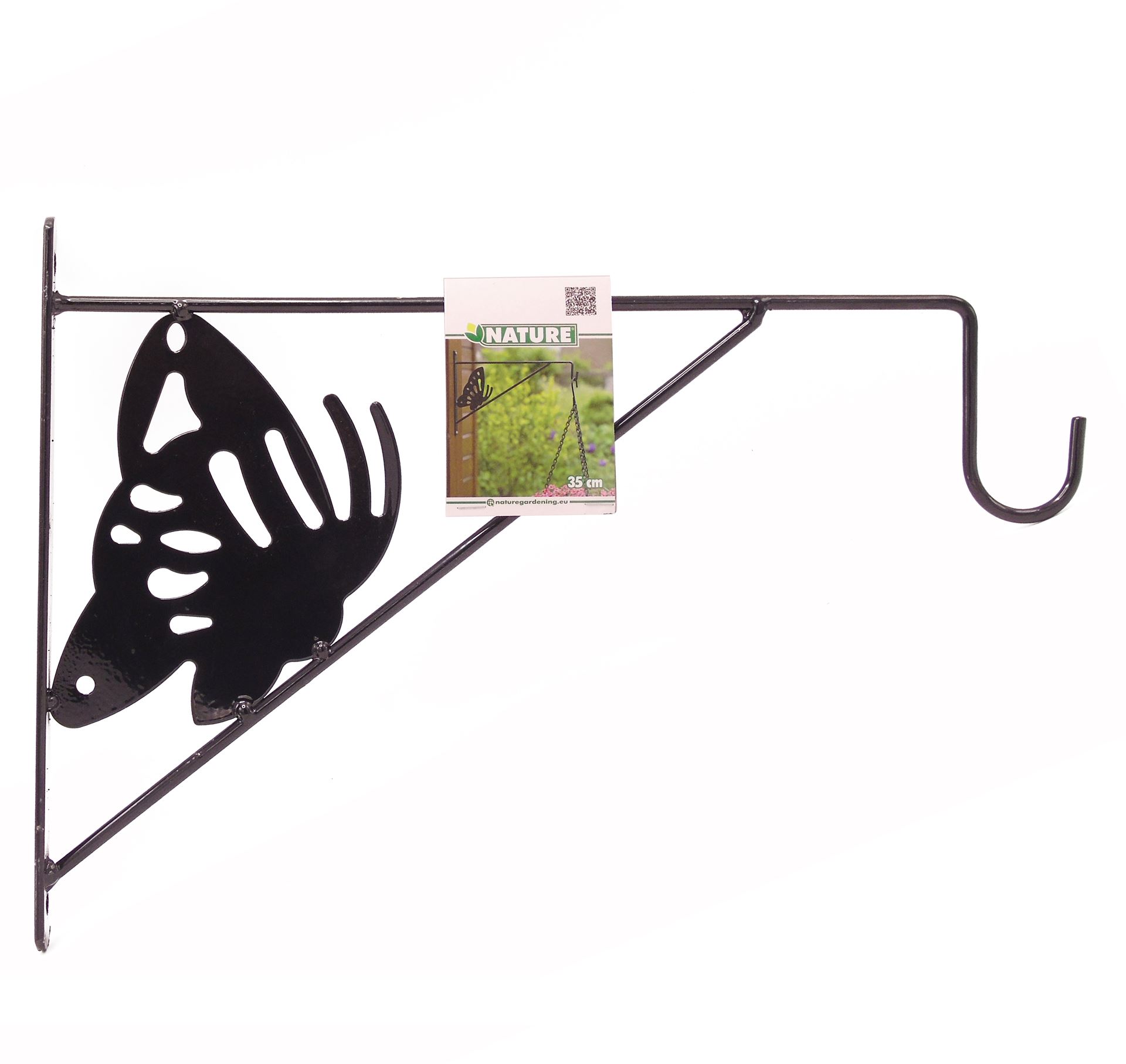 Muurhaak-decoratief-met-vlinder-grijs-H24x35cm