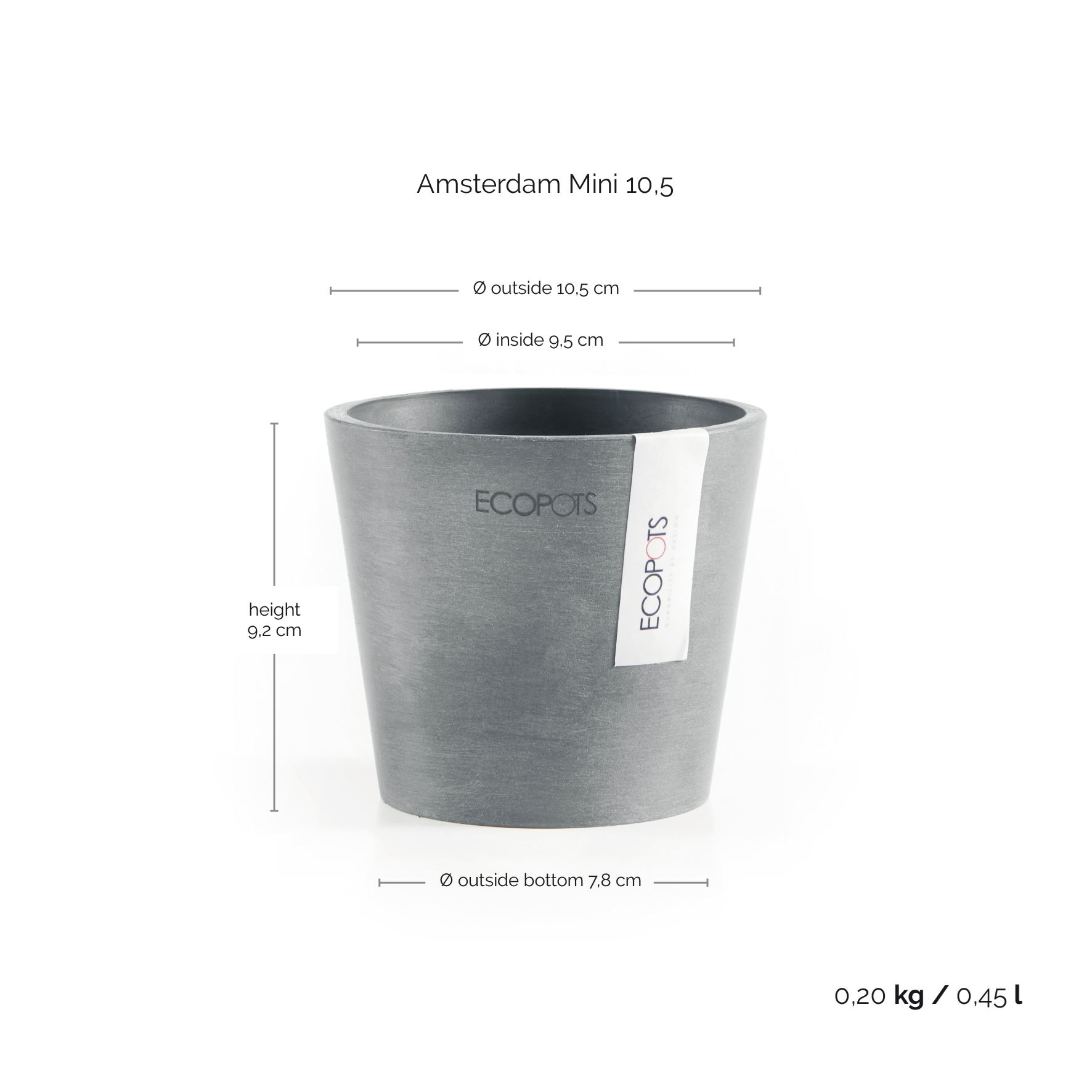 Ecopots-amsterdam-mini-blue-grey-10-5-cm-H9-2-cm