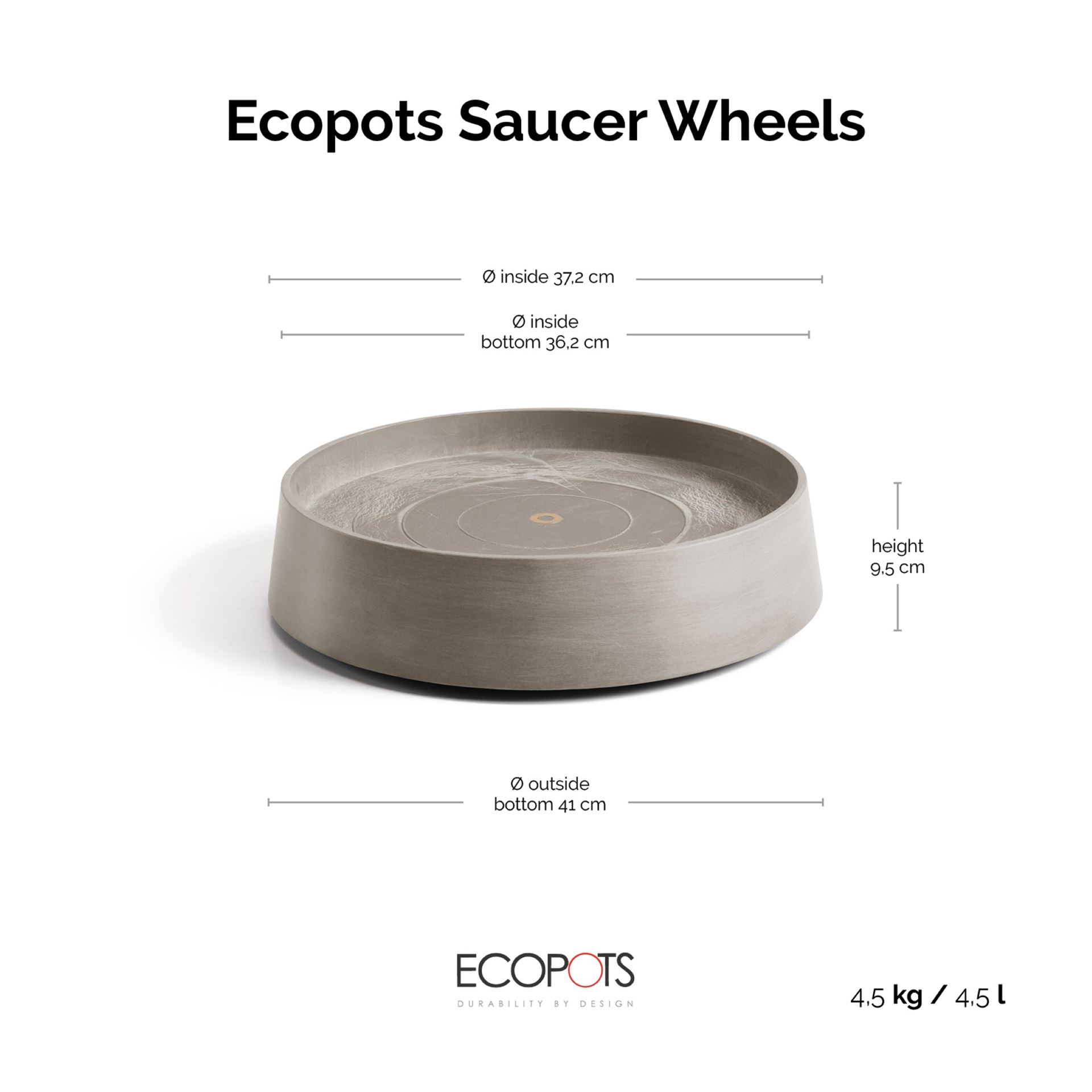 Ecopots-onderschotel-rond-met-wielen-taupe-45-cm-H9-5-cm