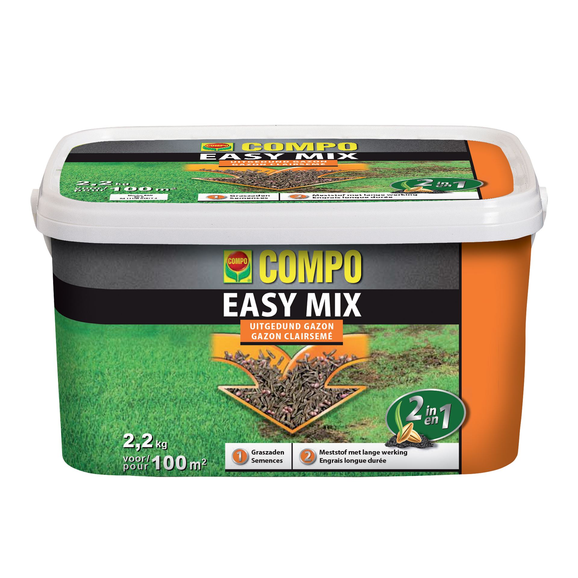 Compo-easy-mix-2-in-1-100-m-2-2kg