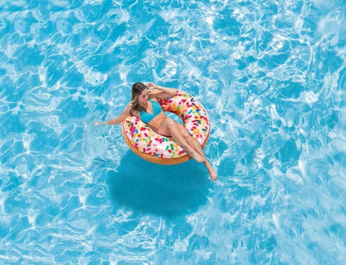 Intex opblaasbare zwemband Sprinkle Donut - Ø114cm