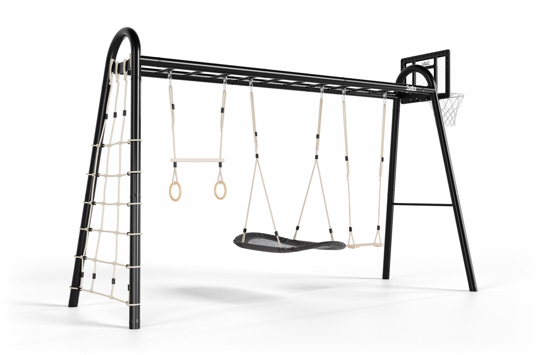 Salta-Playfit-Monkeybar-XL-Set-3-380-x150-x-245-Incl-climbing-rope-swing-trapeze-with-rin