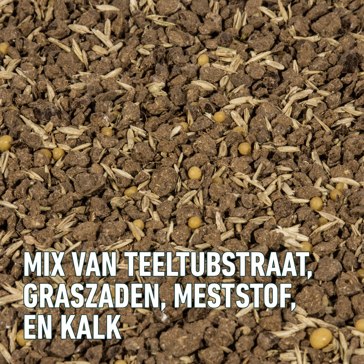 Compo Complete Mix 1.2kg - restaurer les pelouses gravement endommagées - 4 en 1 : graines de gazon, terreau, engrais + chaux - germination rapide - boîte pour 6 m²