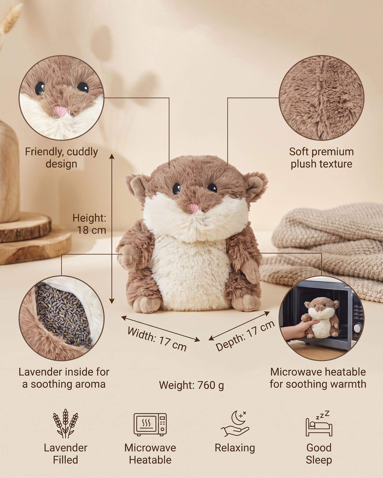 Warmies-Hamster