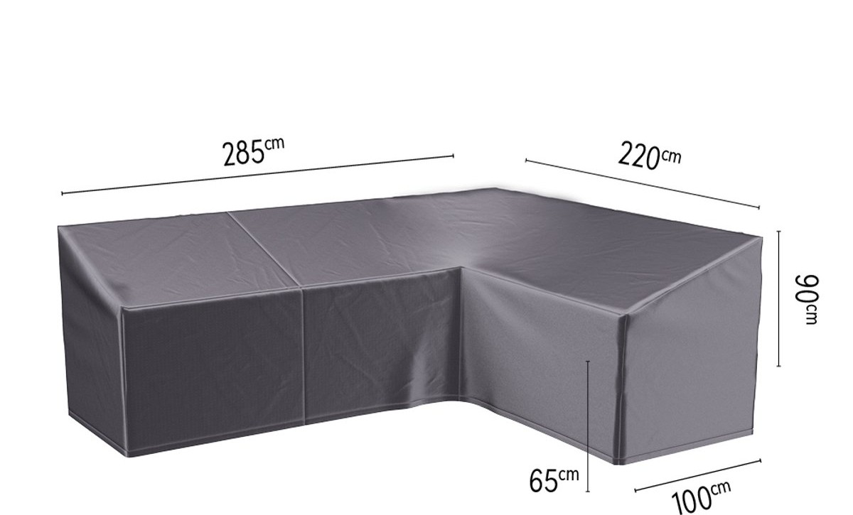 Platinum AeroCover Loungebankhoes L-vorm - 285x220x100xH65/90 cm - Rechts
