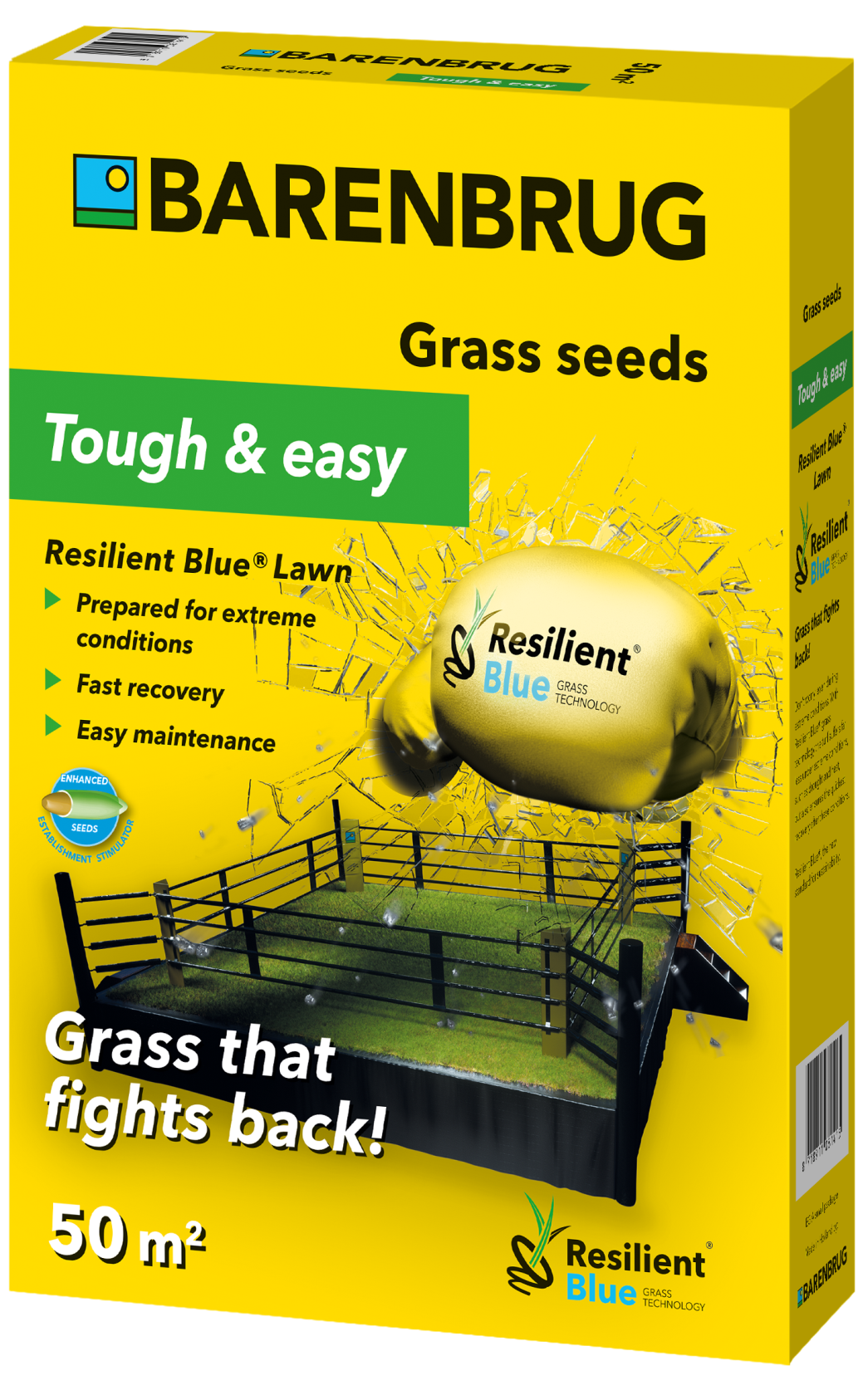 Barenbrug graszaad Resilient Blue Lawn - gras dat terugvecht - 1kg tot 50m²