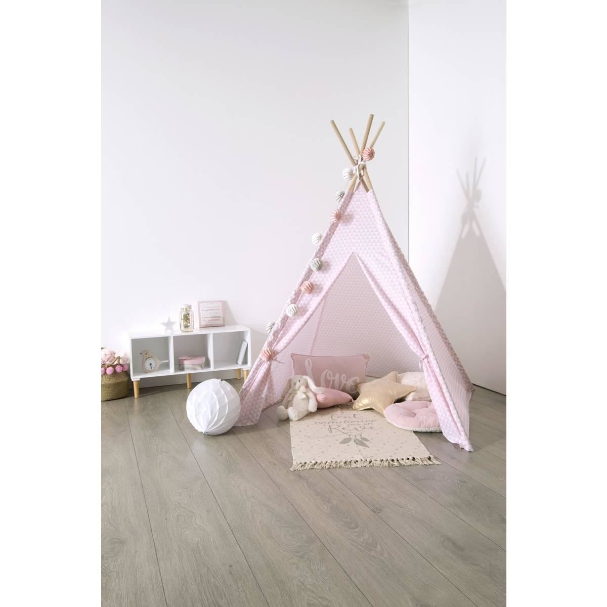 Kindertipi-120x120x160cm-roze-