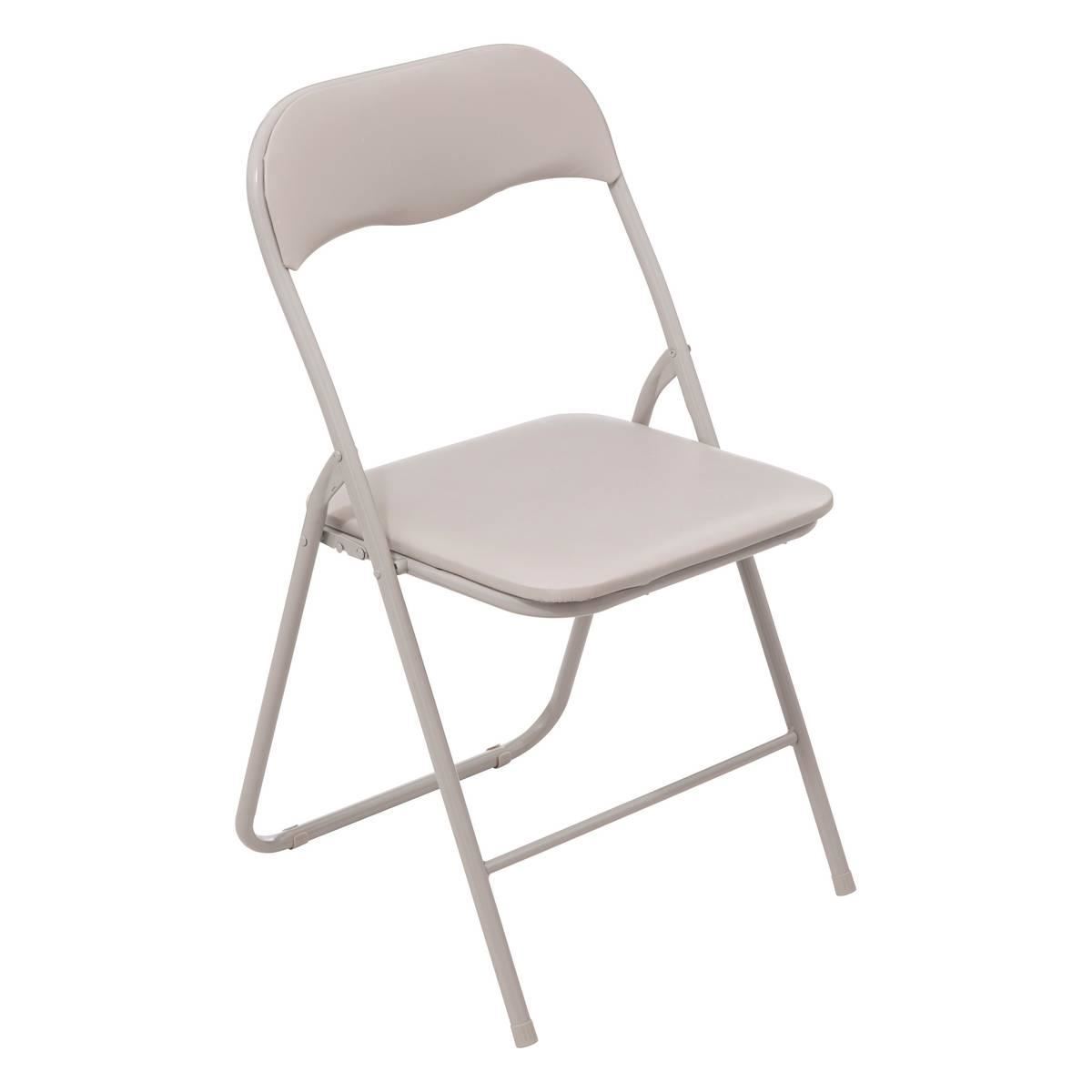 BEIGE-PVC-KLAPSTOEL
