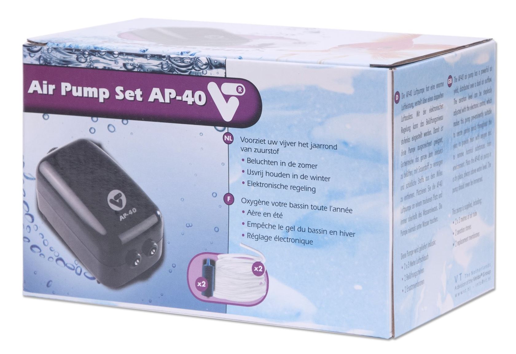 VT-V-Tech-Air-pump-Set-AP-40-luchtpomp-met-luchtslang-en-luchtstenen