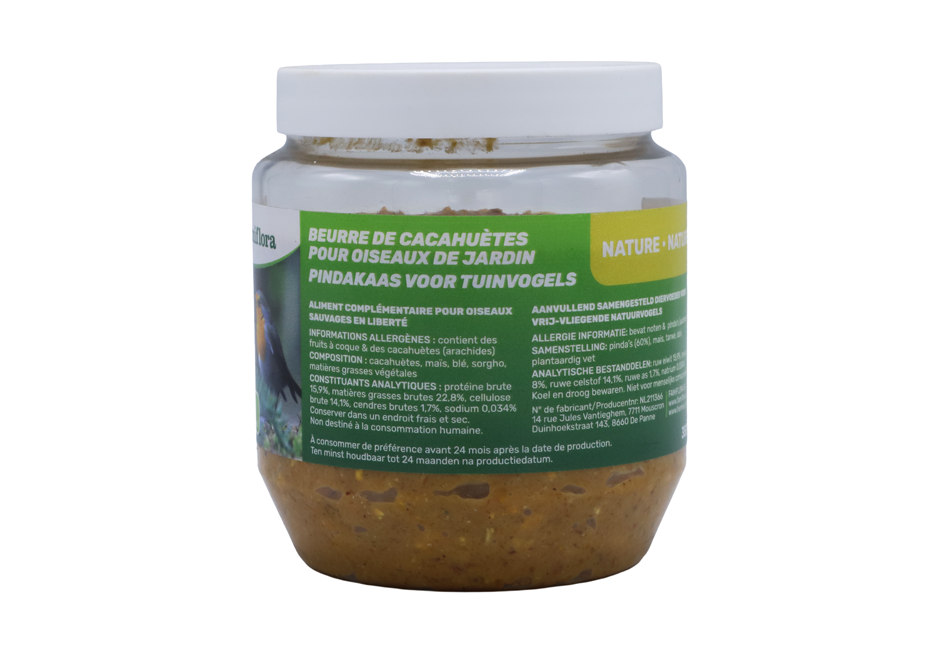 Famiflora peanut butter for garden birds nature - 350 gr - Bird peanut butter
