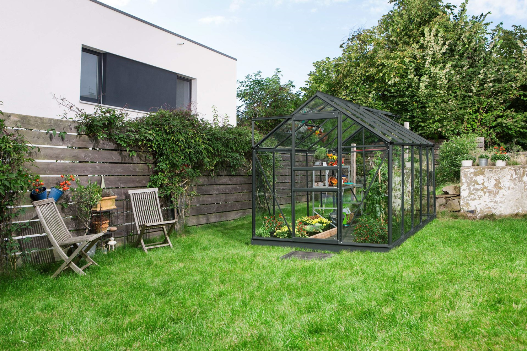 Vitavia Venus serre - 6,2m² - Zwart