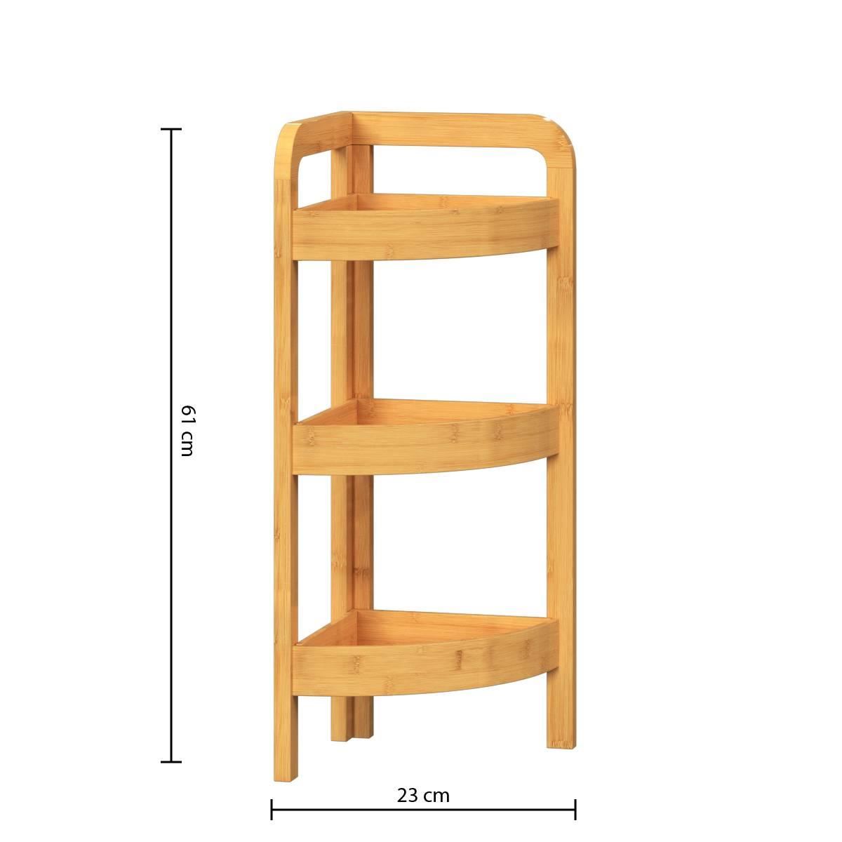 Bamboe-hoekrek-met-3-niveaus-maat-M-