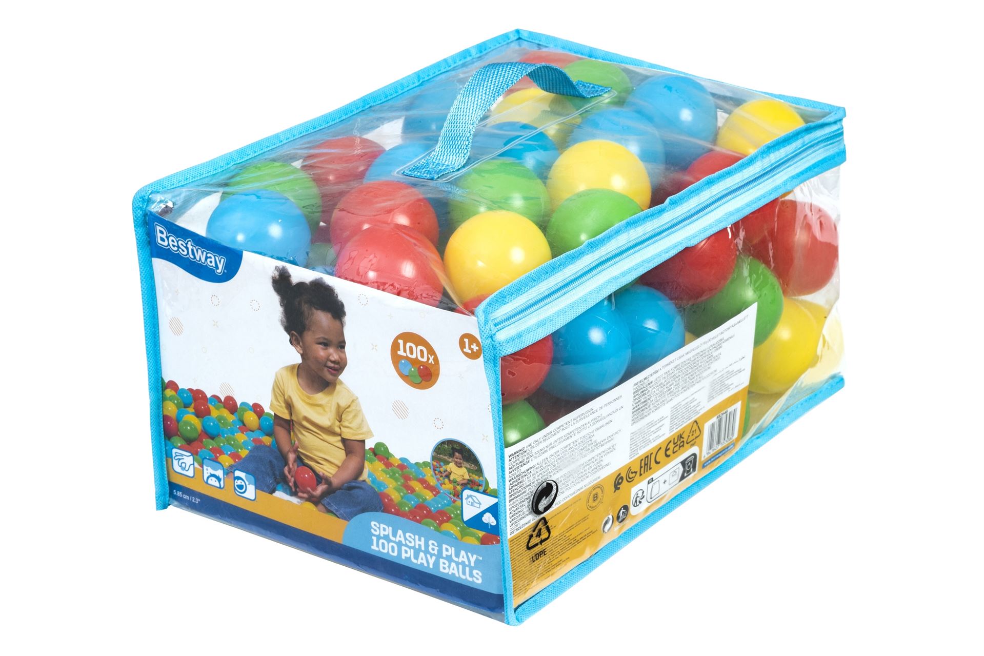 Bestway-2-3-5-85cm-SPLASH-PLAY-100-PLAY-BALLS