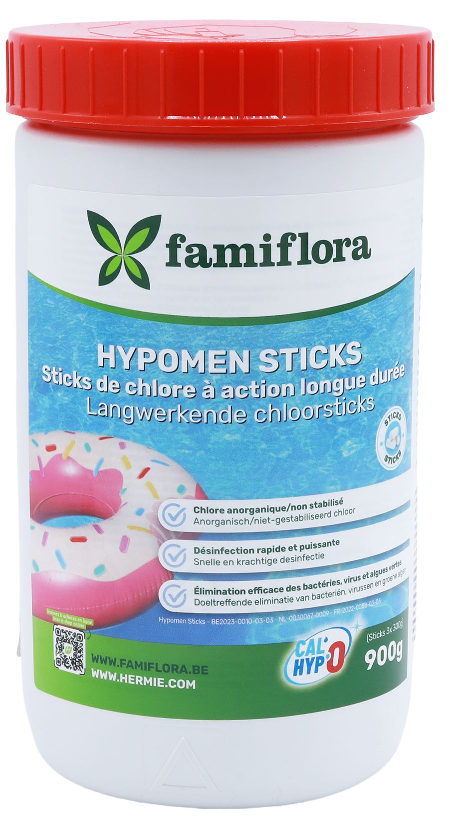 Langwerkend-anorganisch-chloor-900g-300g-sticks-niet-gestabiliseerd-chloor