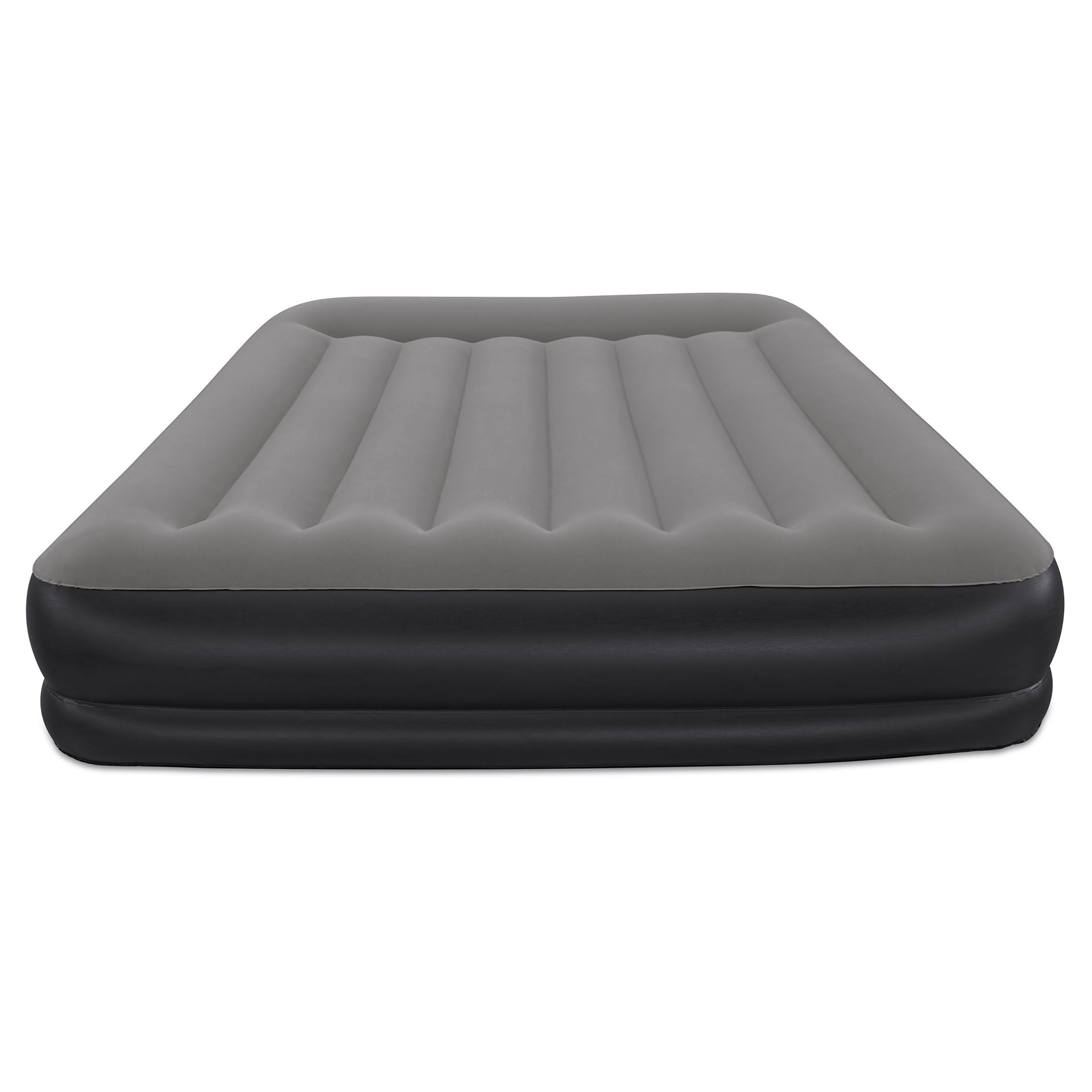 Bestway airbed 'Tritech Queen' - 203x152x36 cm - with built-in USB pump - black/gray - indoor & outdoor