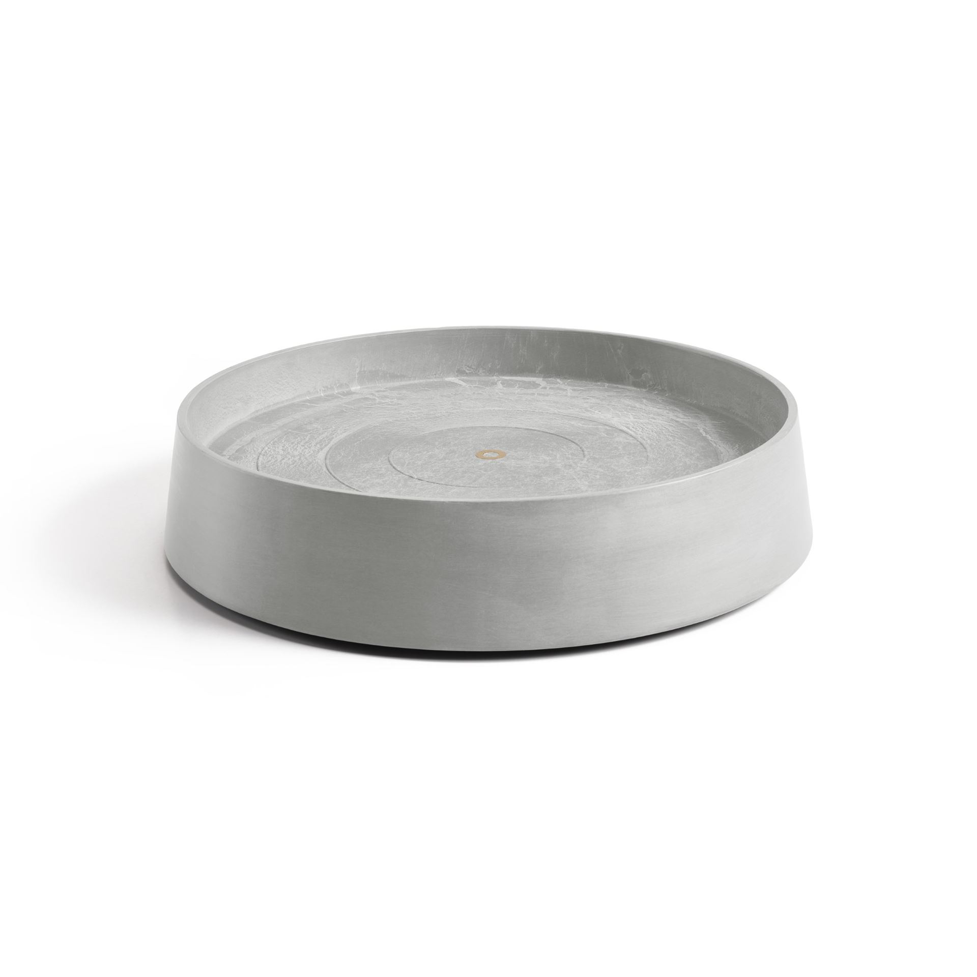 Ecopots-onderschotel-rond-met-wielen-white-grey-55-cm-H10-5-cm
