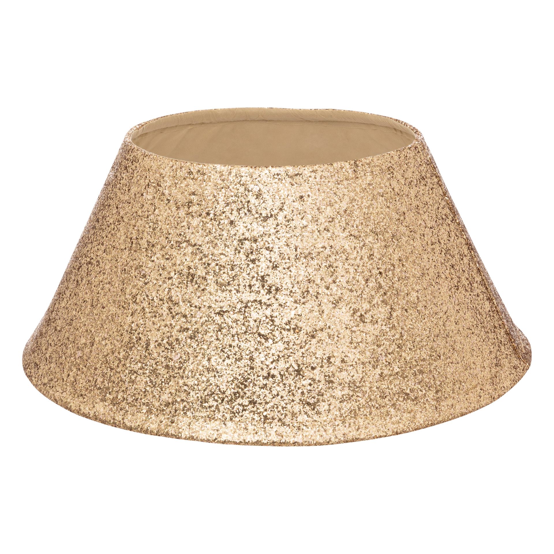 Kerstboomrok-D56cm-goud-glitter